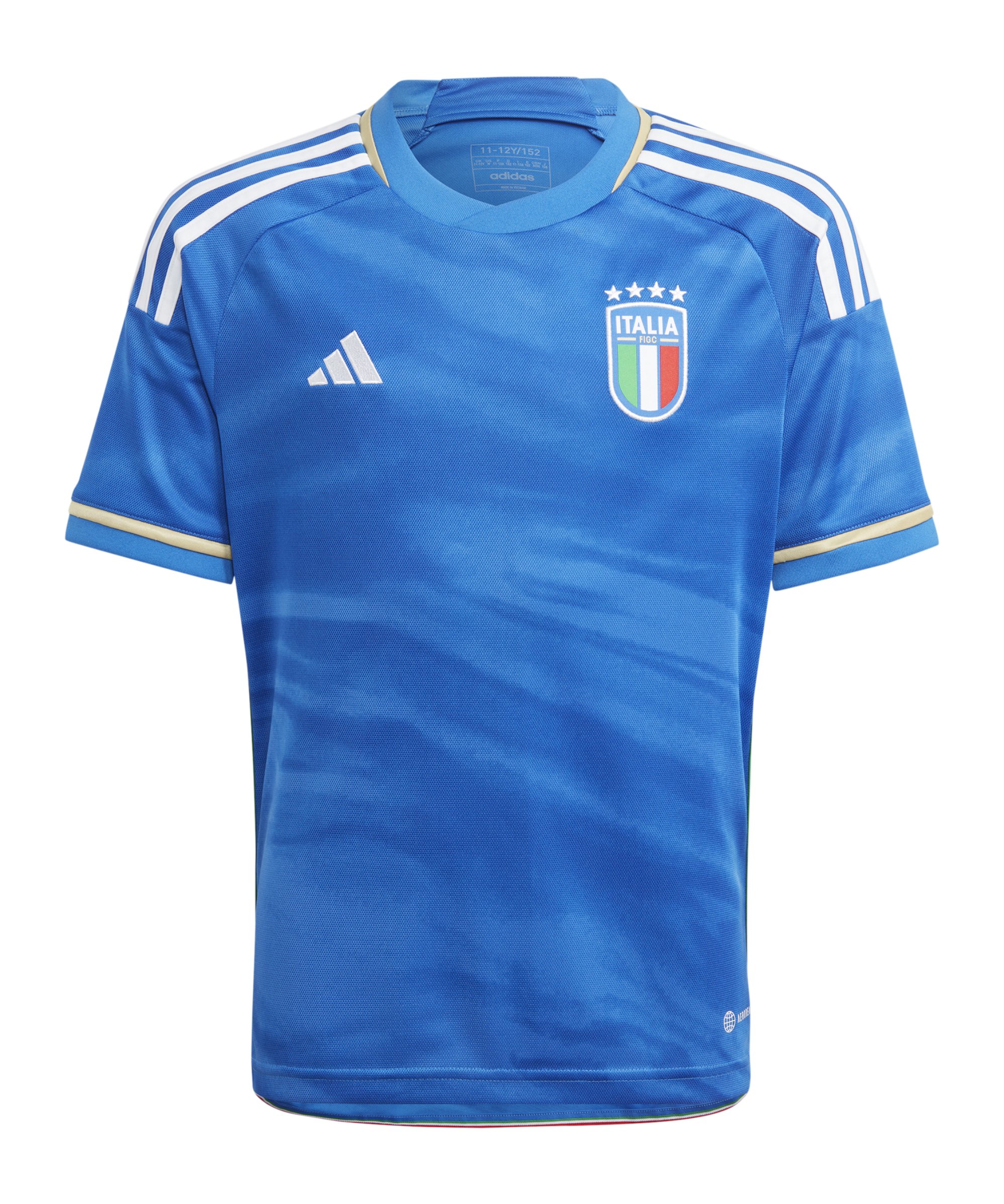adidas Italien Trikot Home 2023 Kids Blau - blau