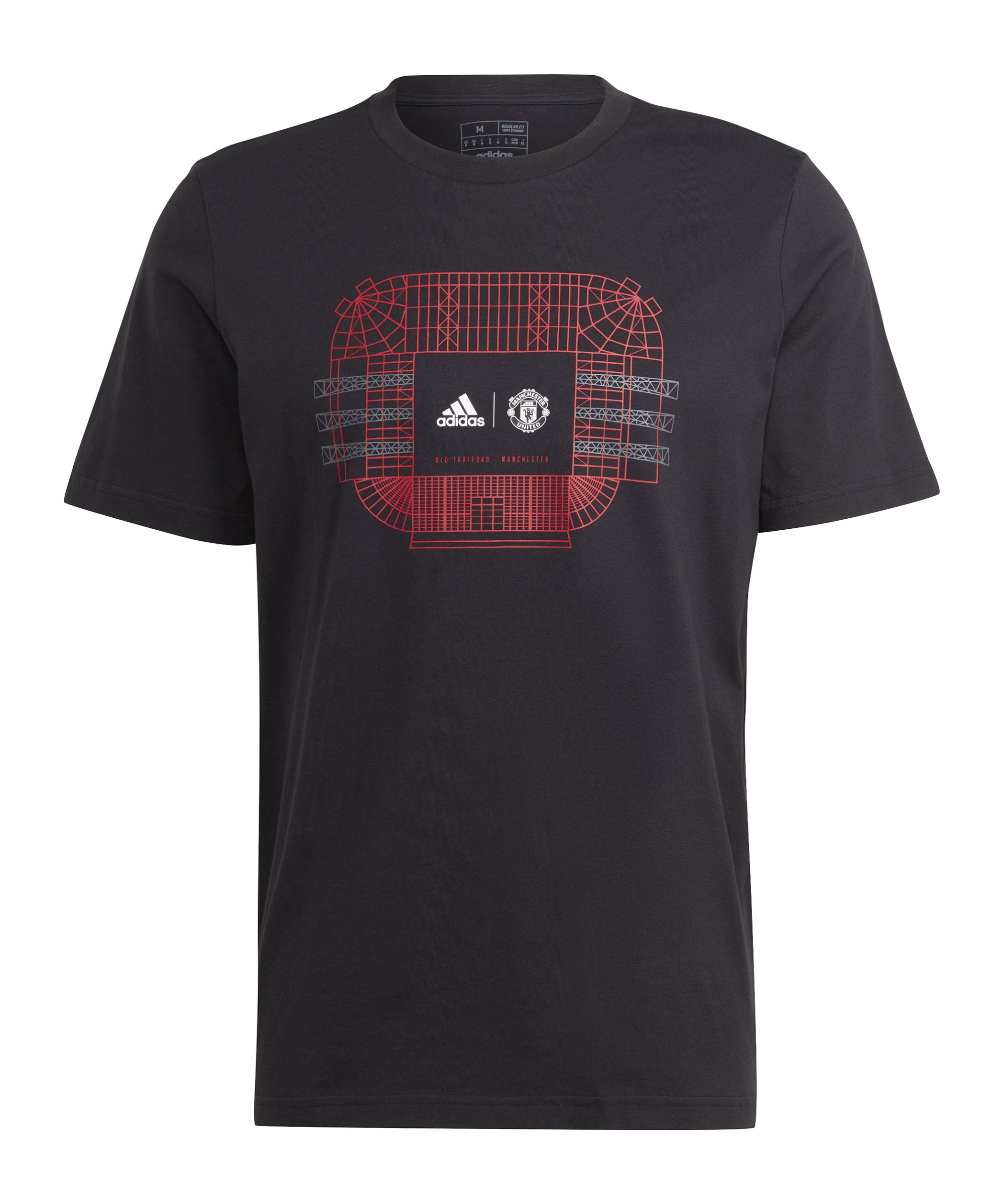 adidas Manchester United Graphic T-Shirt Schwarz - schwarz