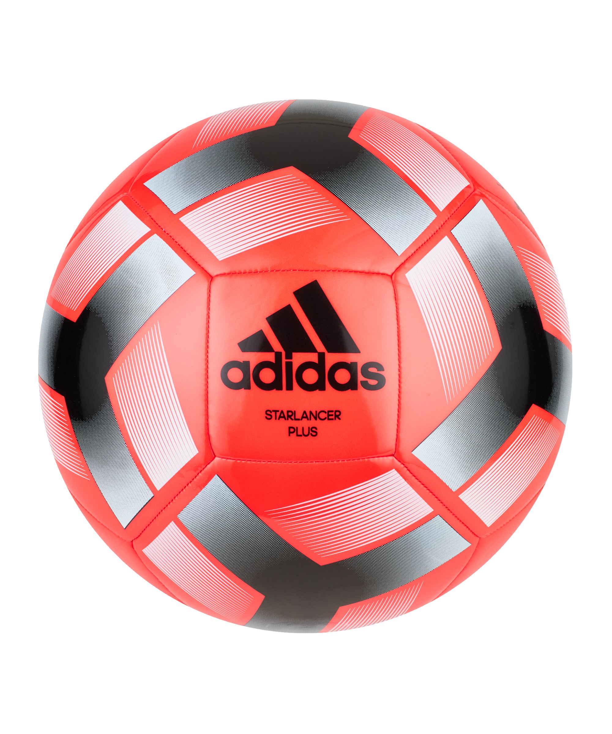 adidas Starlancer Plus Trainingsball Rot Weiss - rot