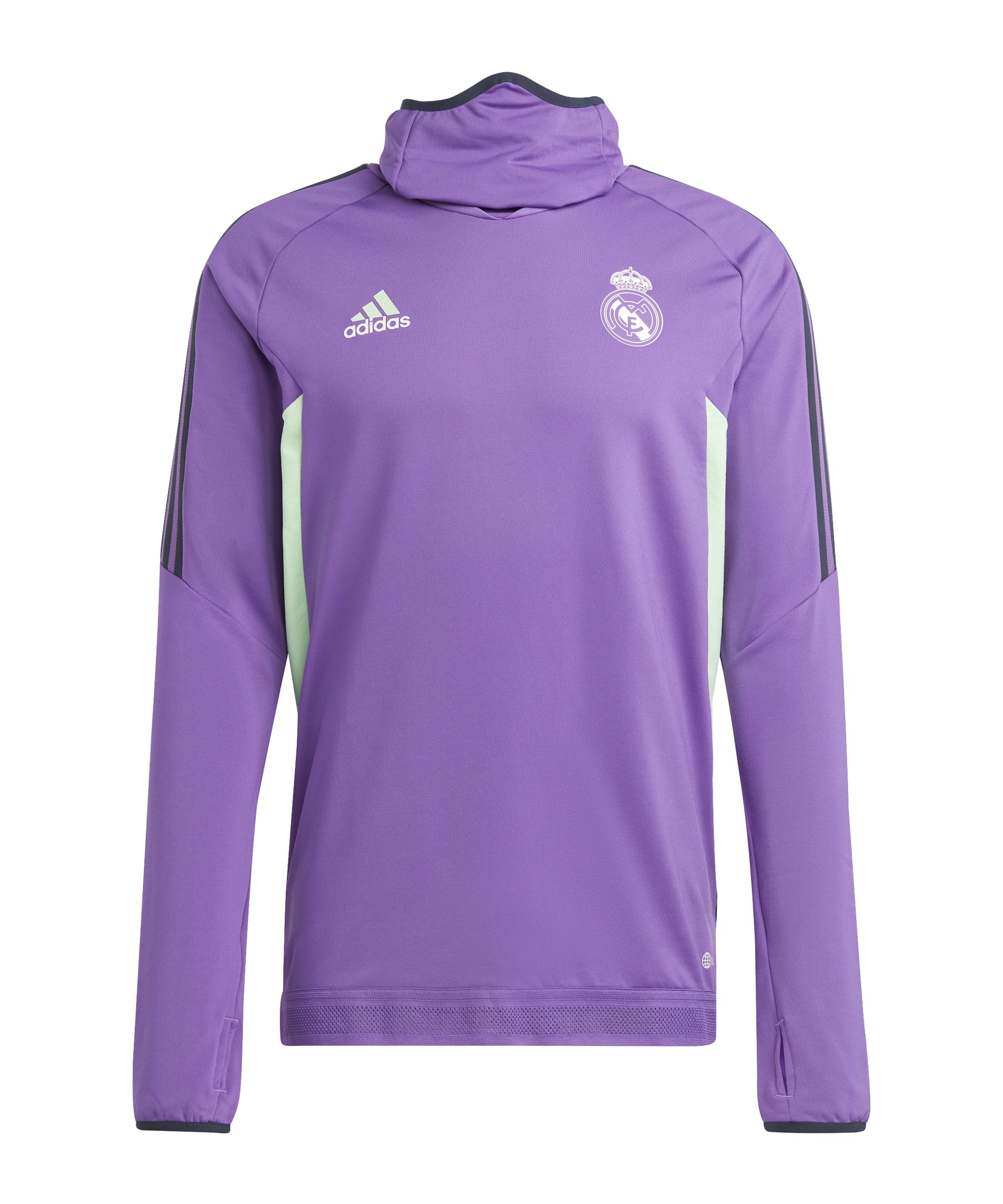 adidas Real Madrid Pro Trainingssweatshirt Lila - lila