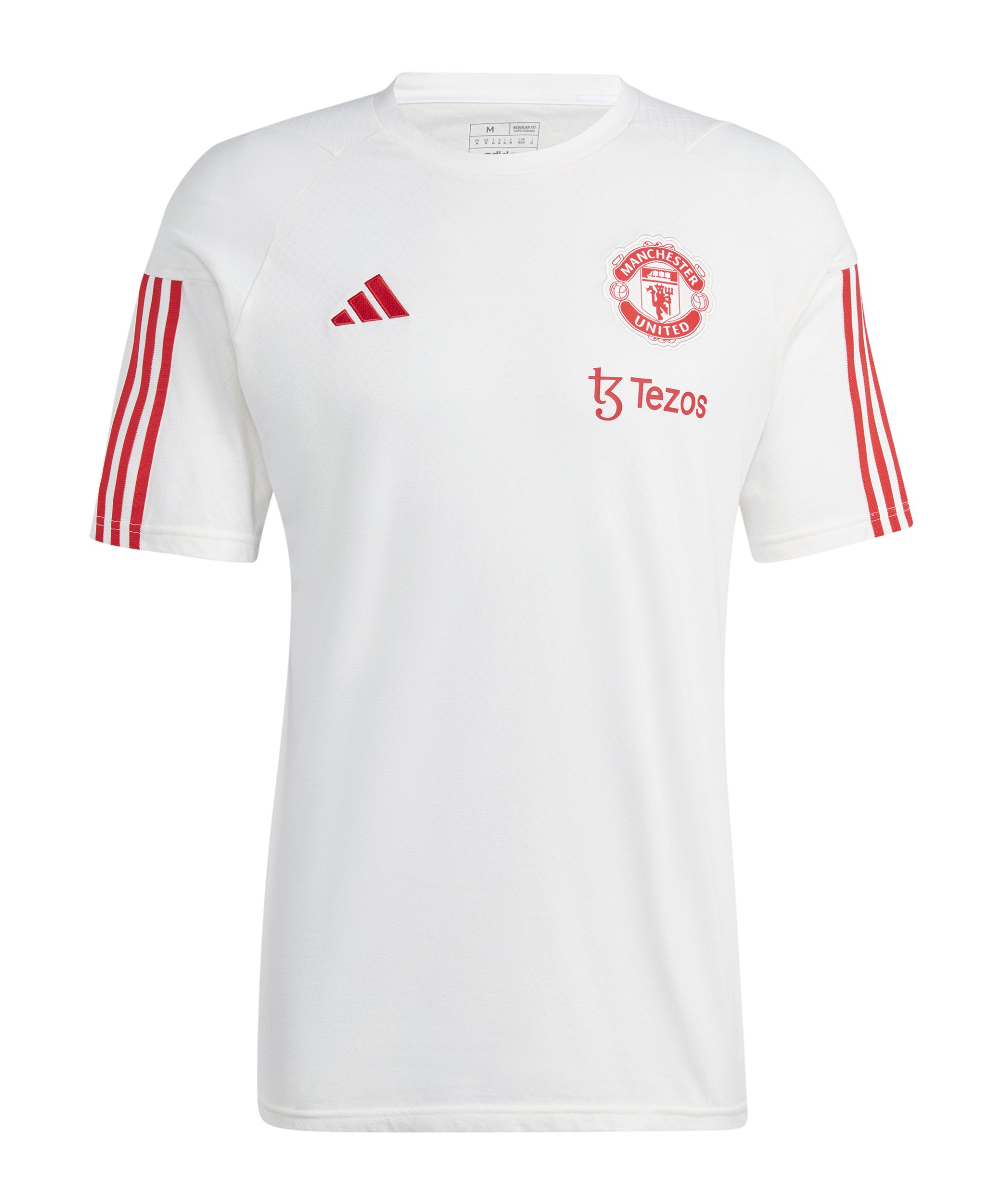 adidas Manchester United Trainingsshirt Weiss - weiss