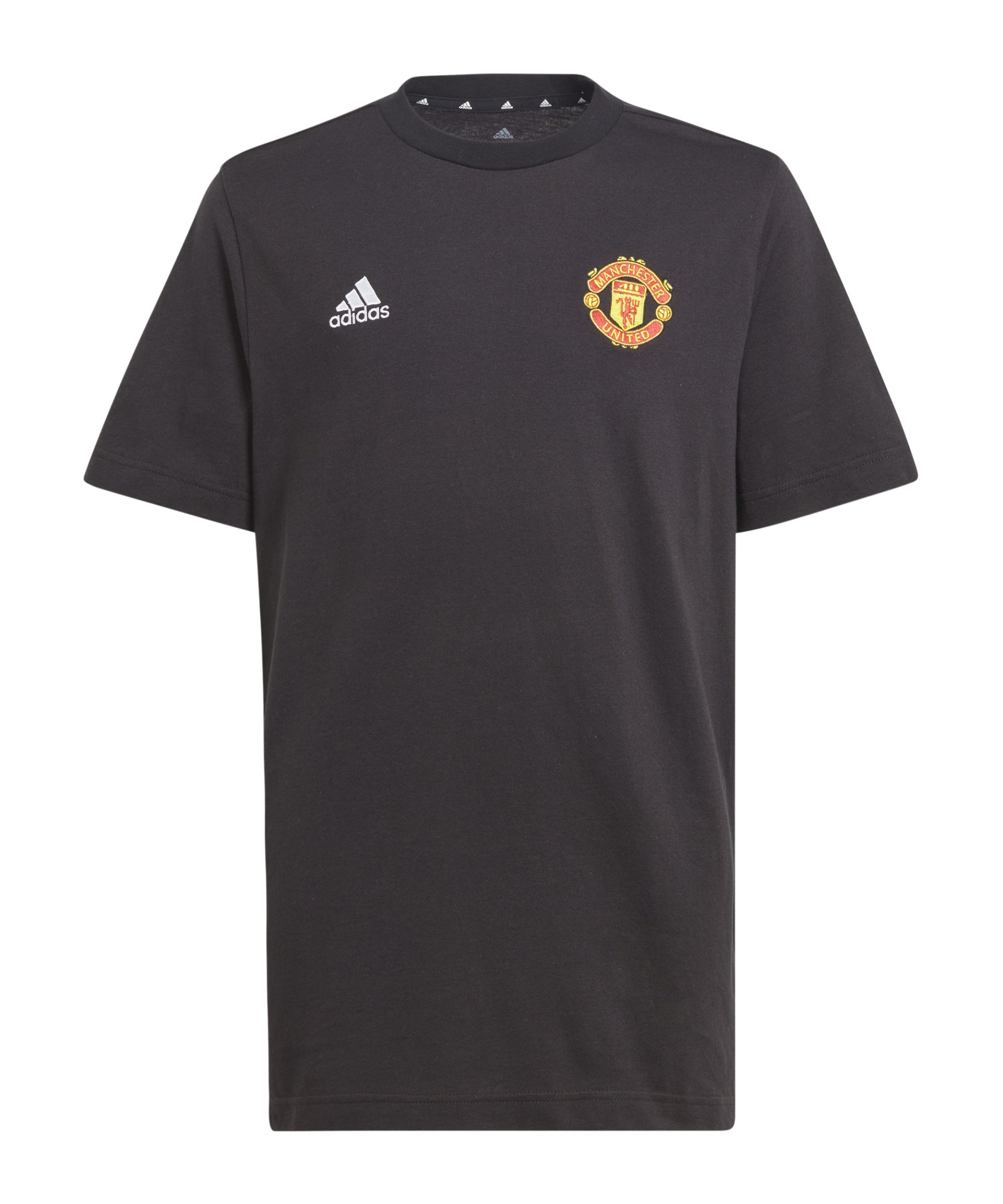 adidas Manchester United Graphic T-Shirt Kids Schwarz - schwarz