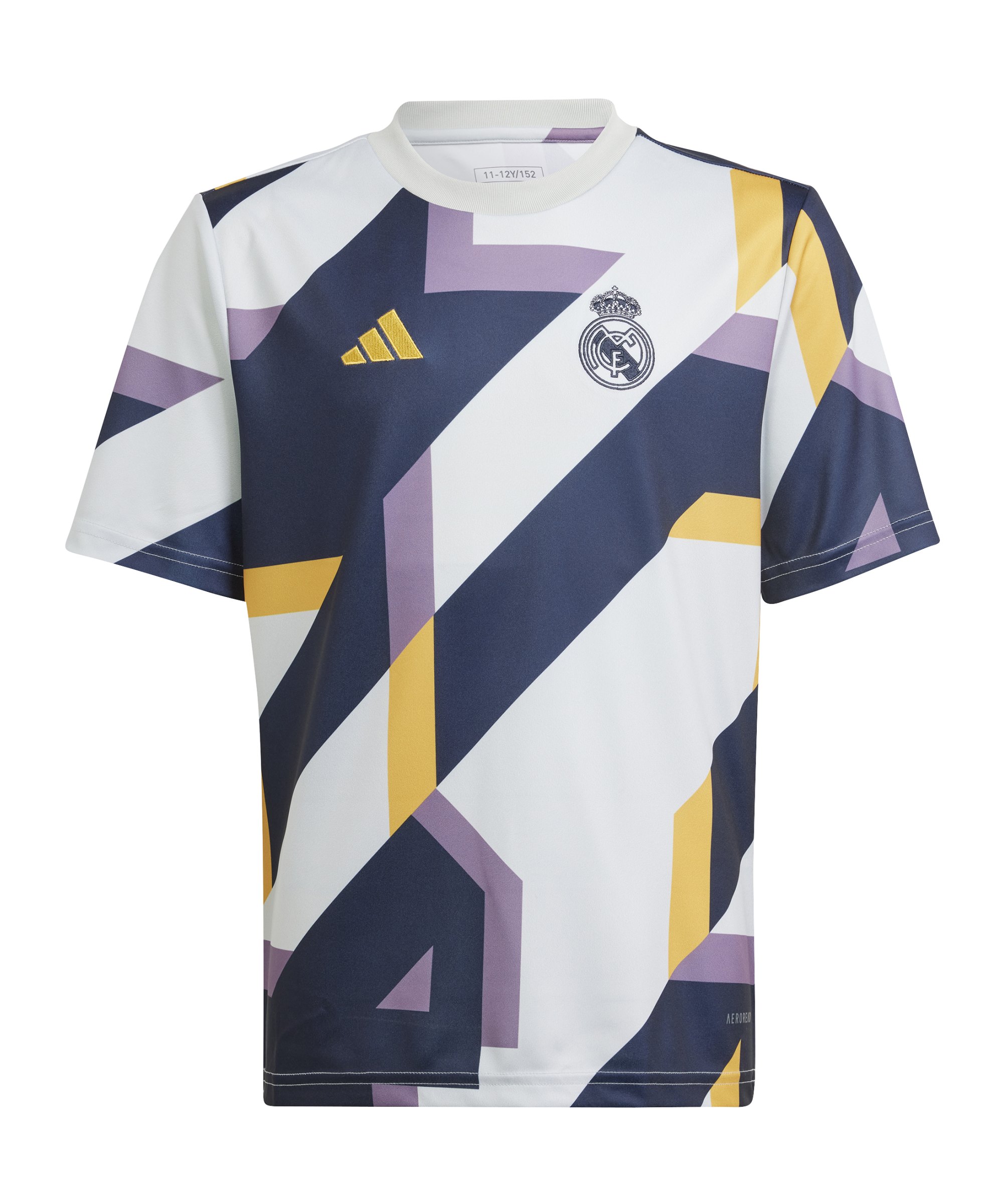 adidas Real Madrid Prematch Shirt 2023/2024 Kids Grau - grau