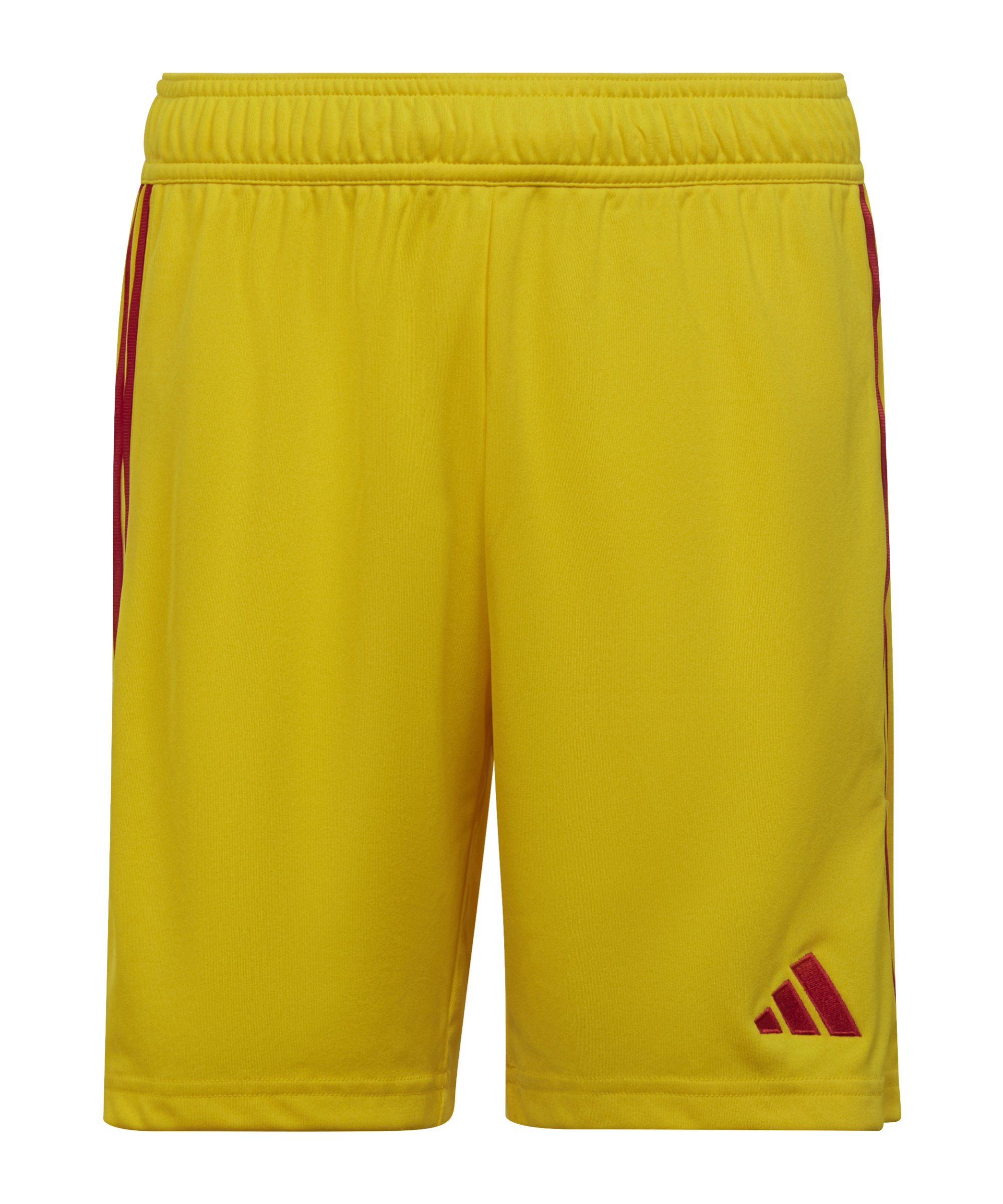 adidas Tiro 23 Short Kids Gelb Rot - gelb