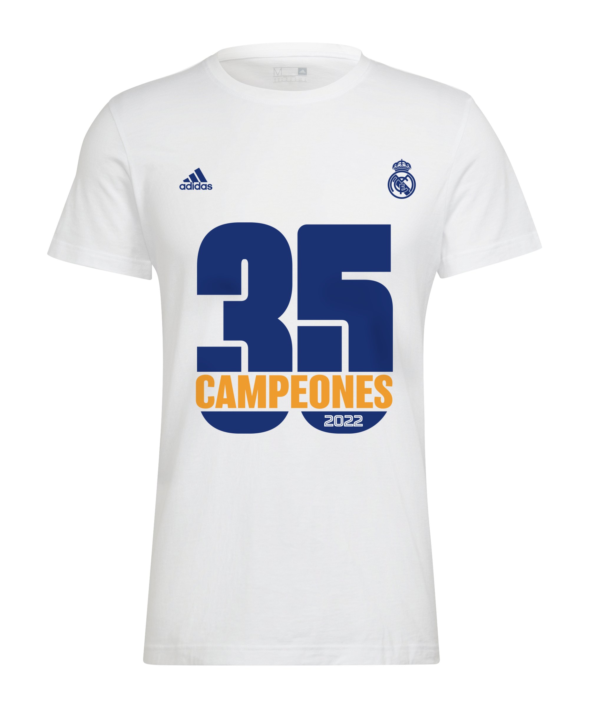 adidas Real Madrid Meistershirt 2022 Weiss - weiss