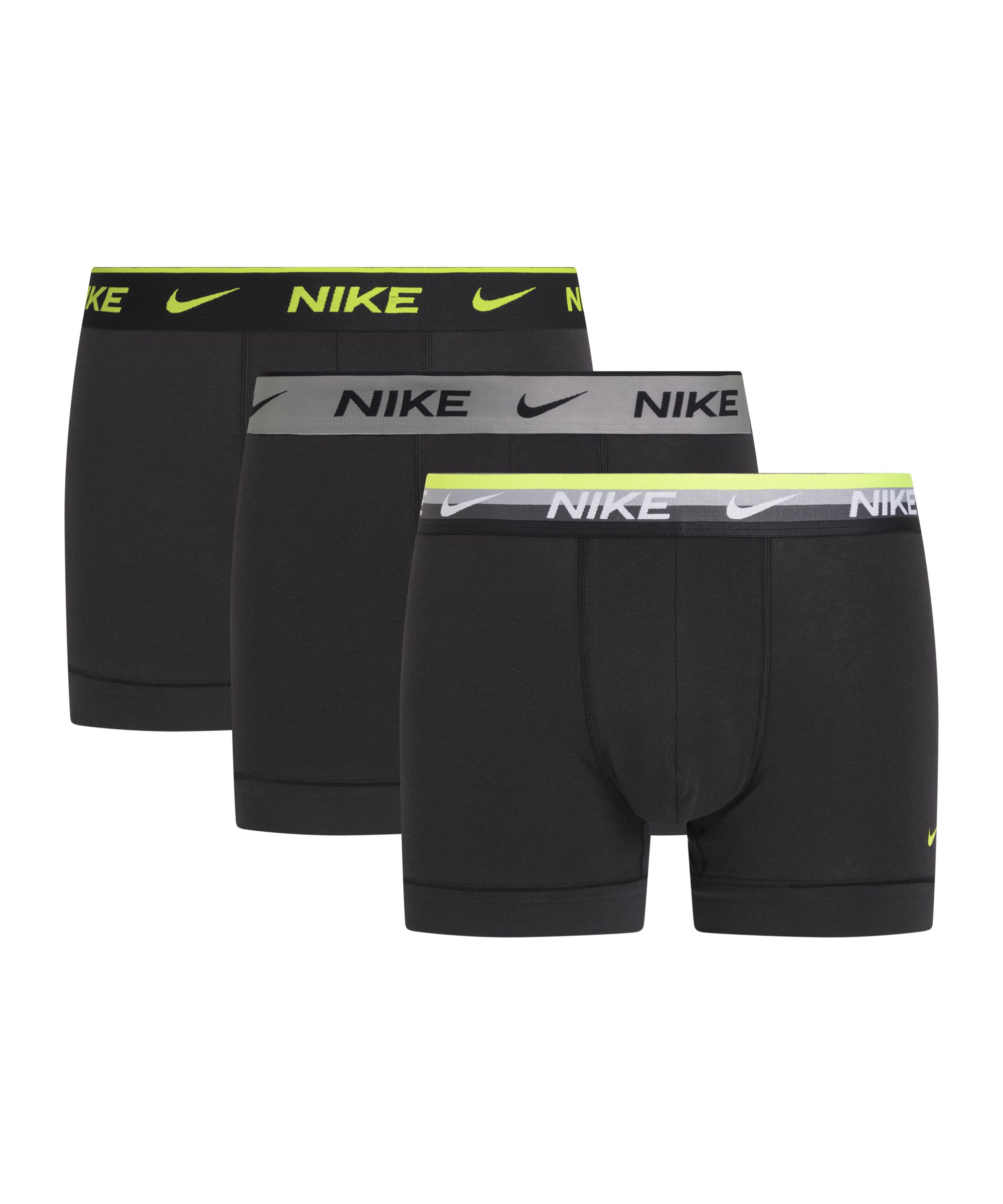 Nike Cotton Brief Boxershort 3er Pack F2ND - schwarz