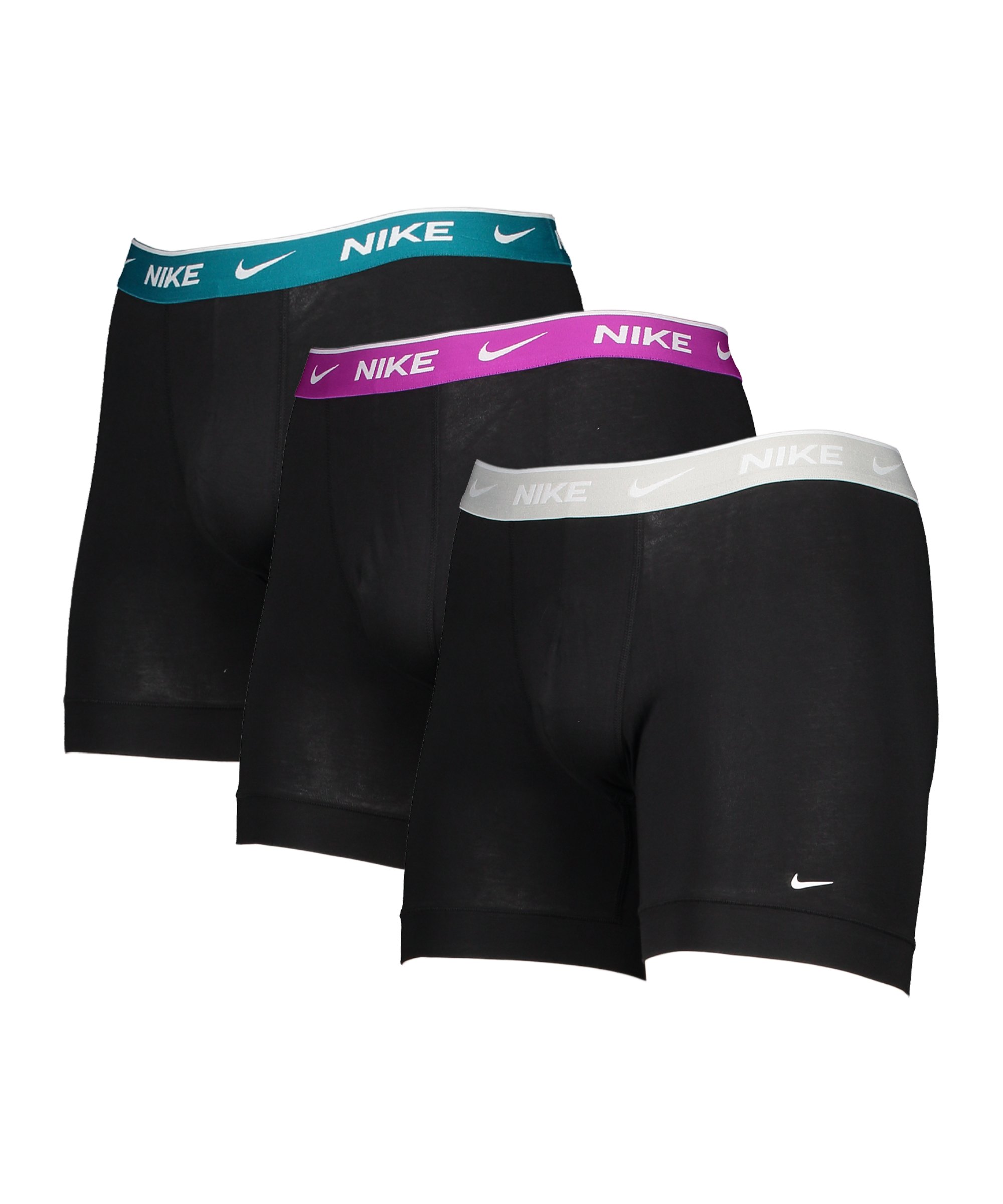 Nike Cotton Brief Boxershort 3er Pack F5IZ - schwarz
