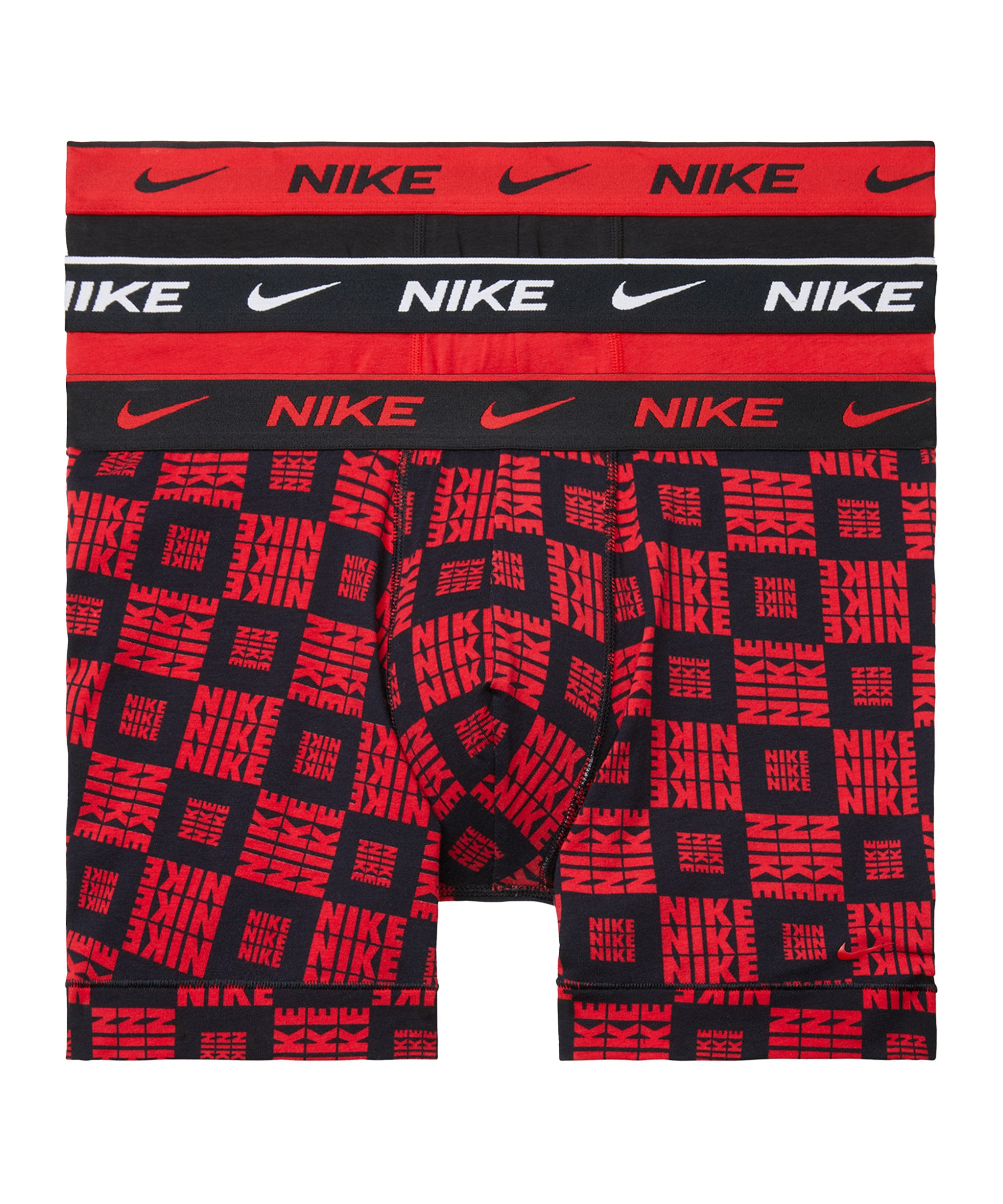 Nike Cotton Brief Boxershort 3er Pack FKUQ - grau