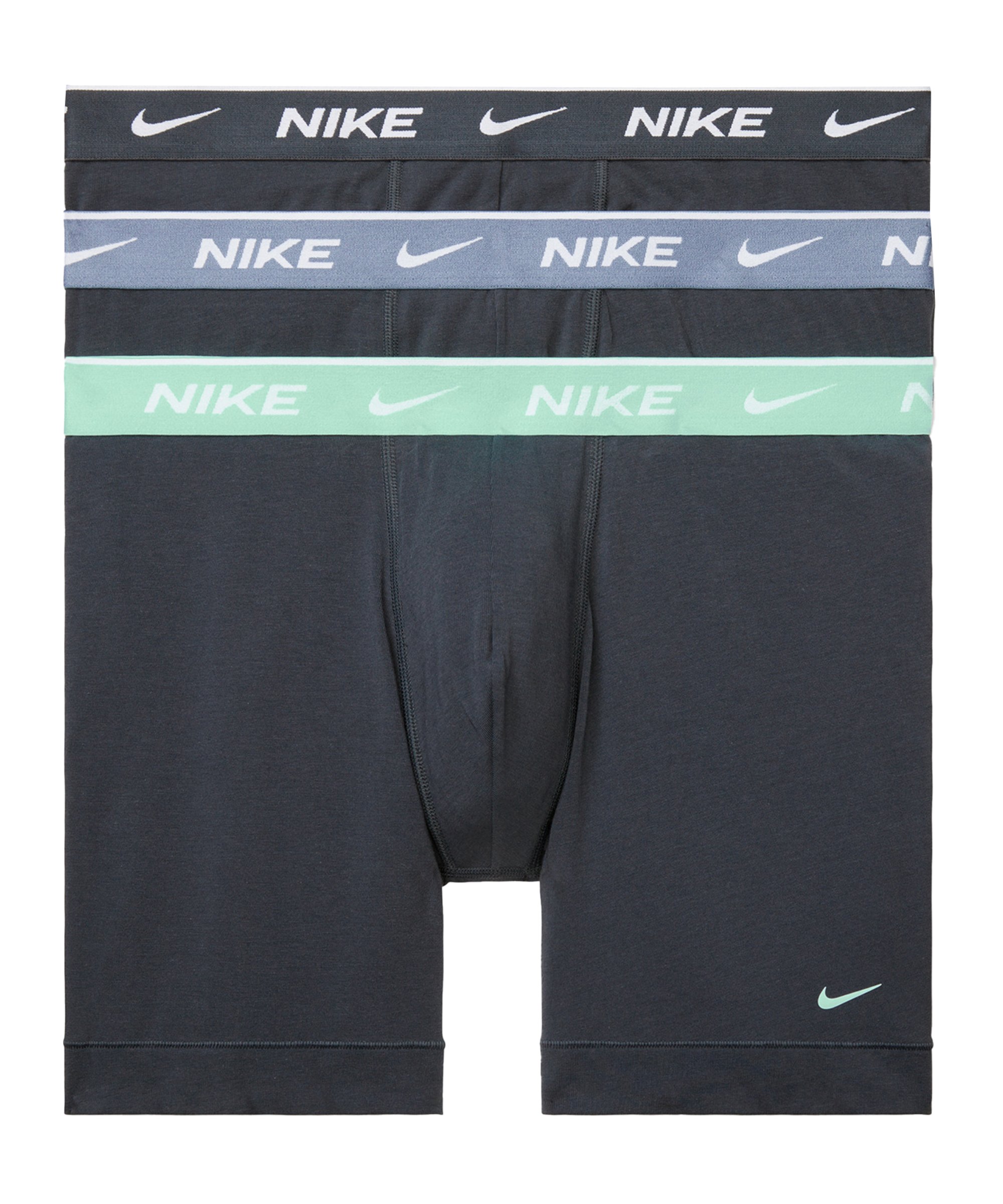 Nike Cotton Brief Boxershort 3er Pack FKUV - grau