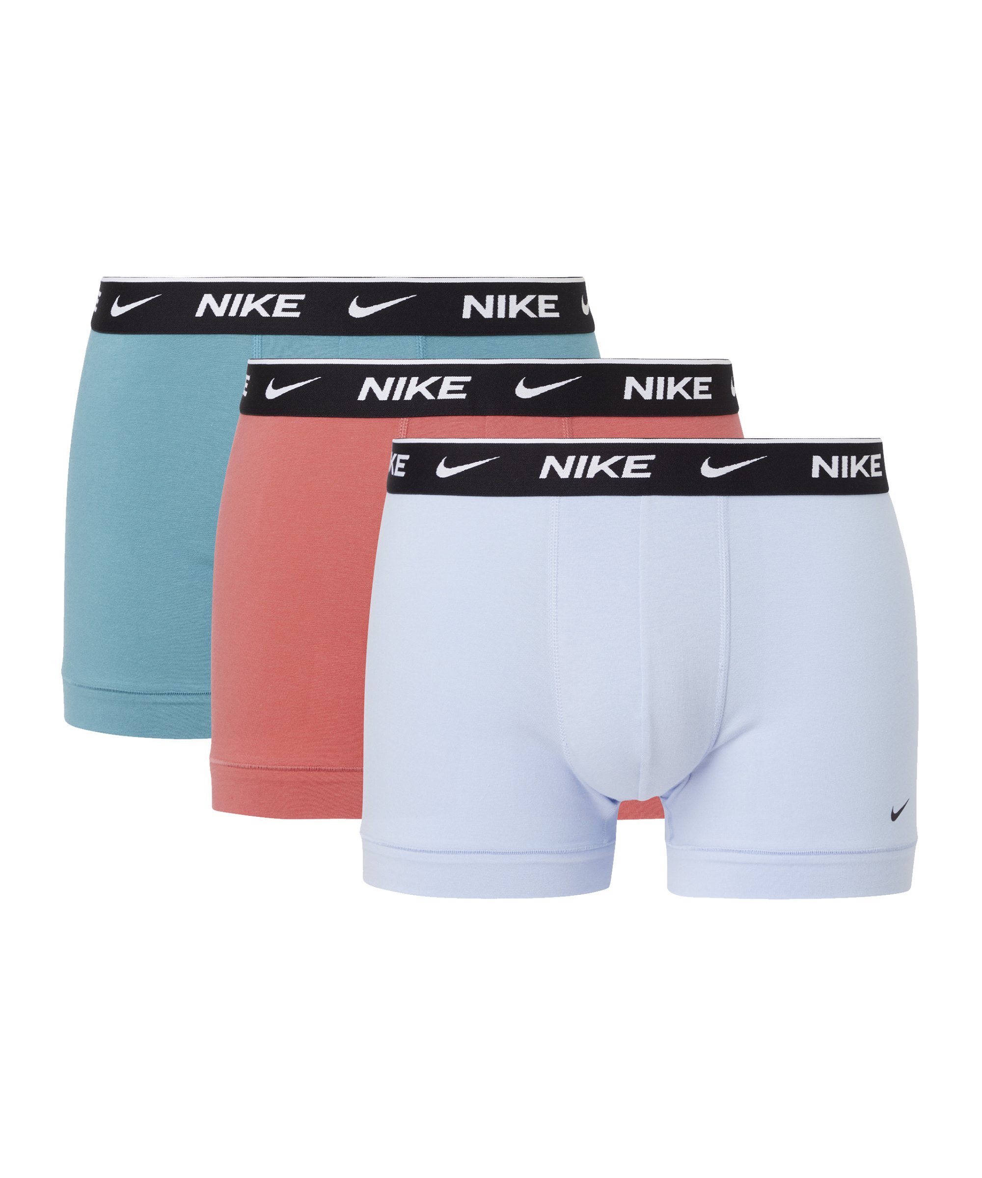 Nike Cotton Trunk Boxershort 3er Pack Rot FAN5 - rot