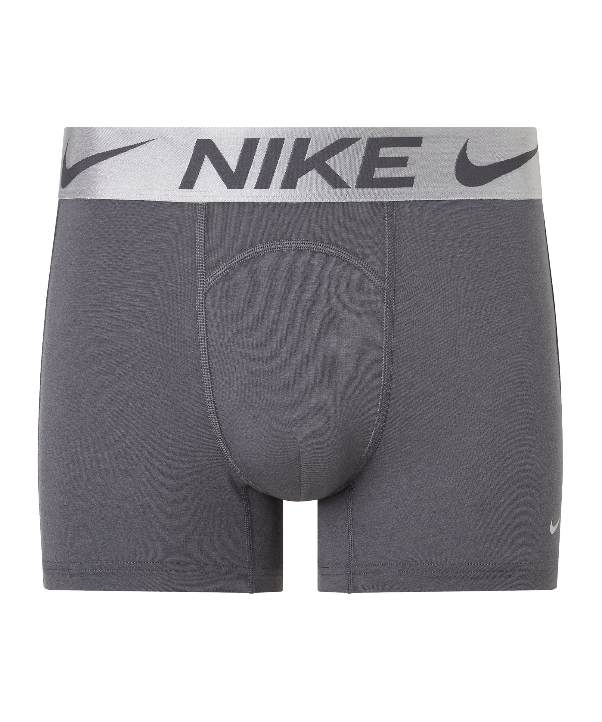 Nike Trunk Boxershort Grau Silber F8WG - grau