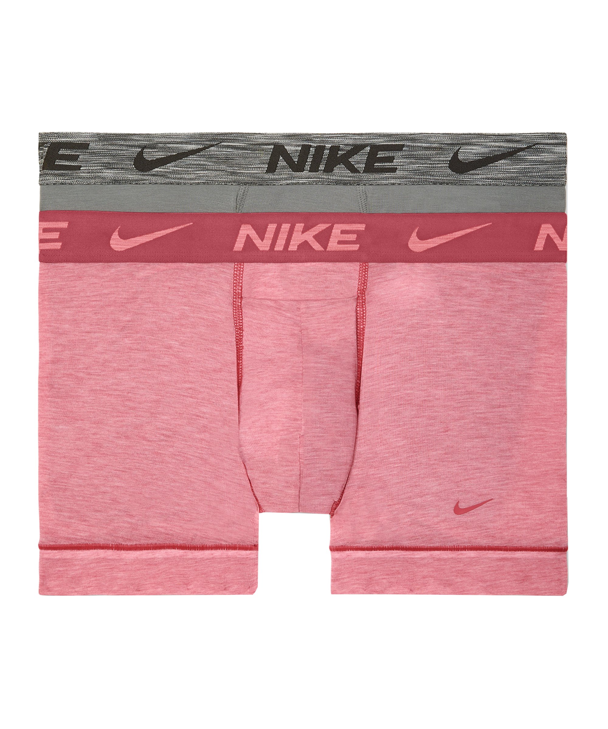 Nike Reluxe Trunk Boxershort 2er Pack FTT9 - grau