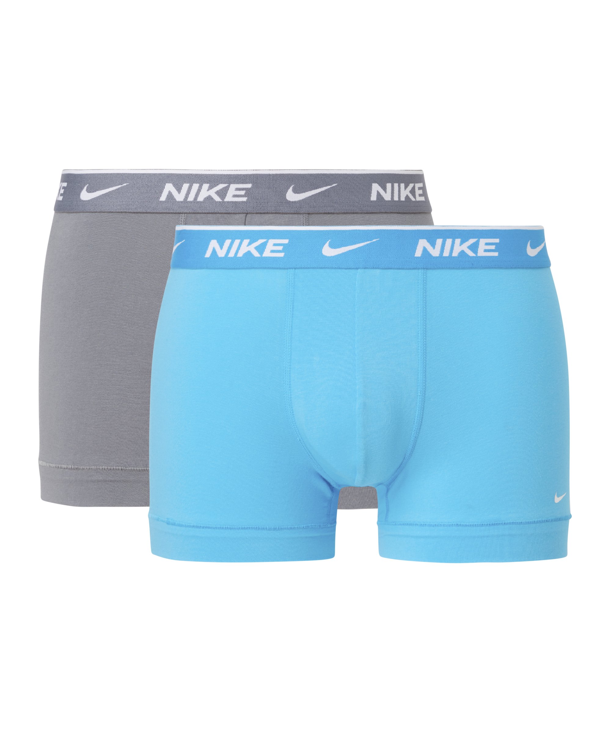 Nike Cotton Trunk Boxershort 2er Pack blau FAMJ - blau