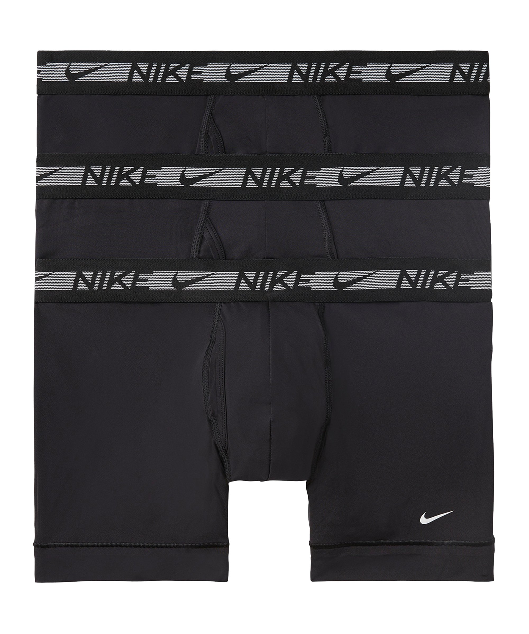 Nike Dri-Fit Trunk Boxershort 3er Pack FUB1 - schwarz