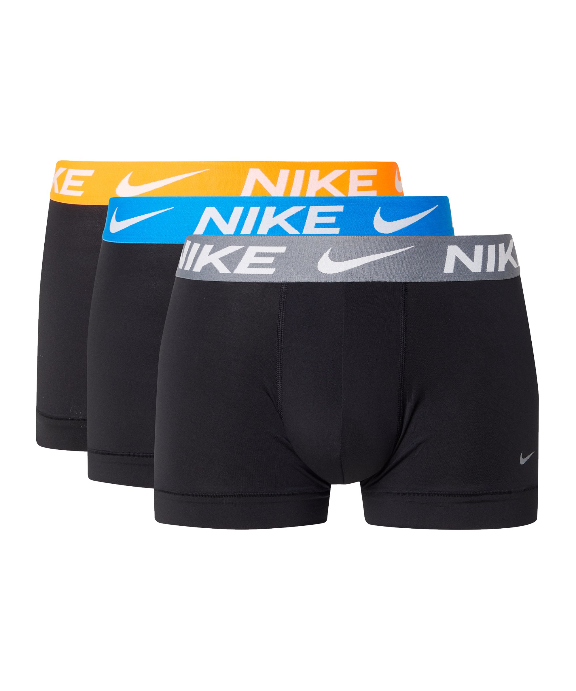 Nike Dri-Fit Micro Trunk Boxershort 3er Pack F9SN - schwarz
