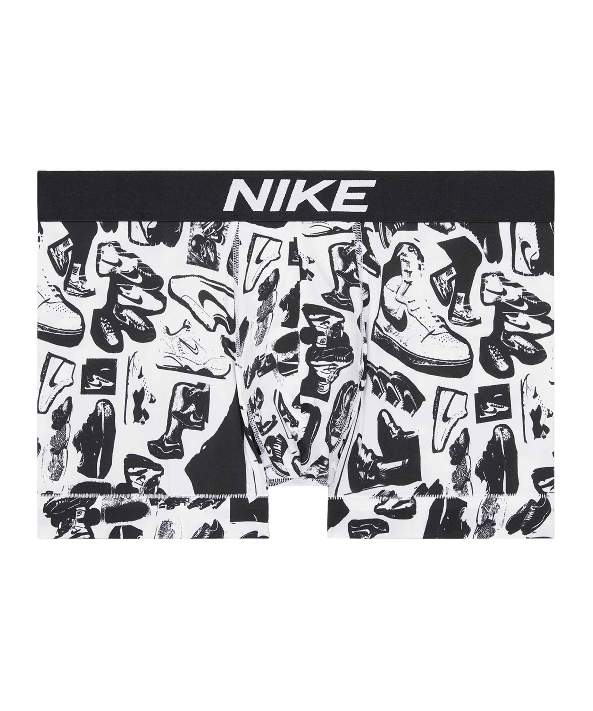 Nike Trunk Boxershort Schwarz Weiss F54G - schwarz