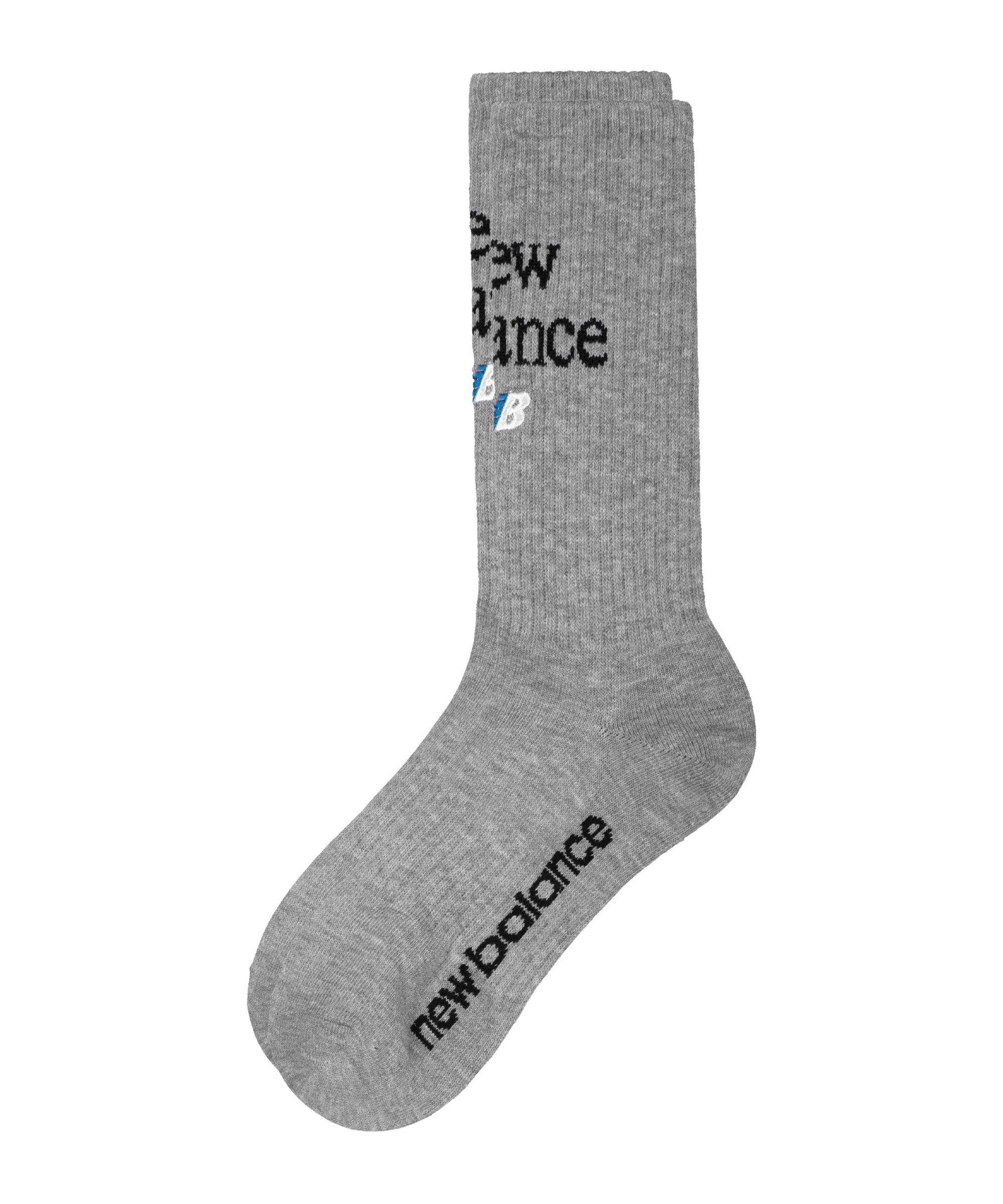 New Balance Essentials Crew Socken Grau - grau