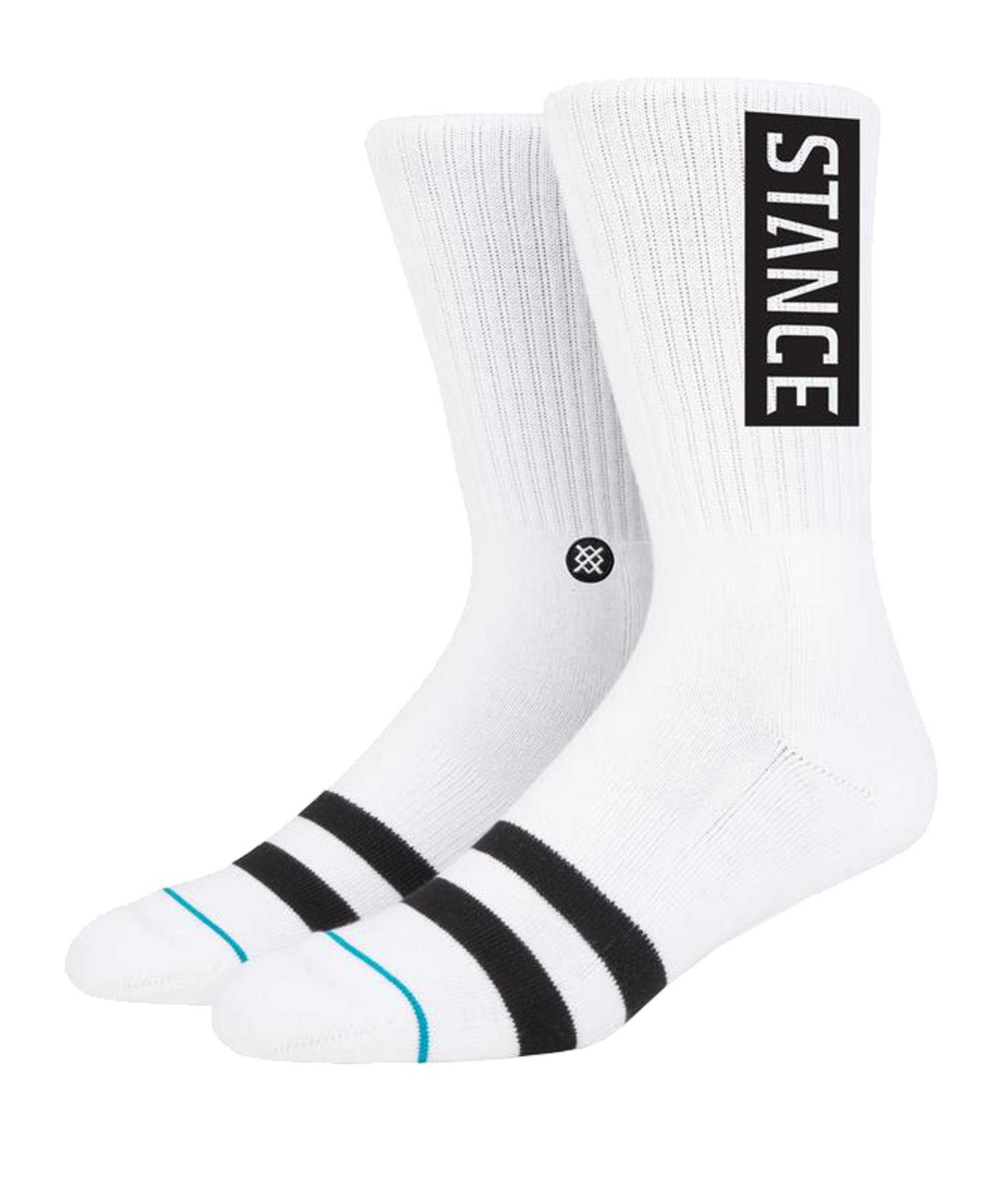 Stance Uncommon Solids OG Socks Weiss - weiss