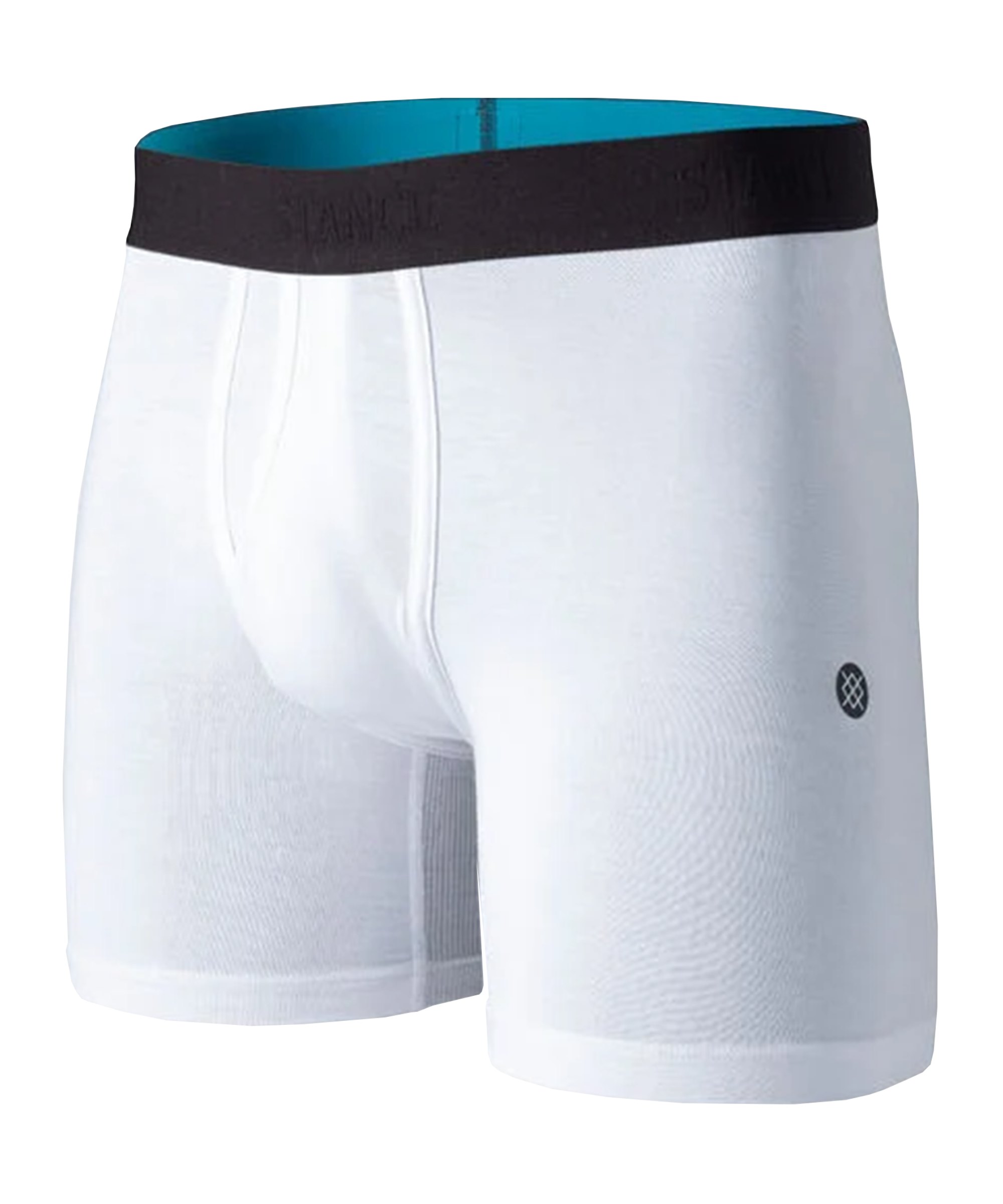 Stance Staple 6in 2 Pack Boxershort Weiss - weiss