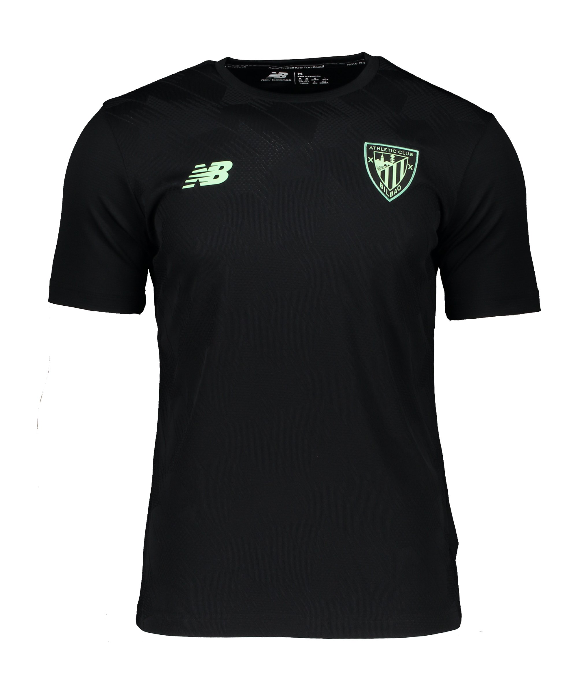 New Balance Athletic Bilbao Pregame T-Shirt 2021/2022 FBK - schwarz