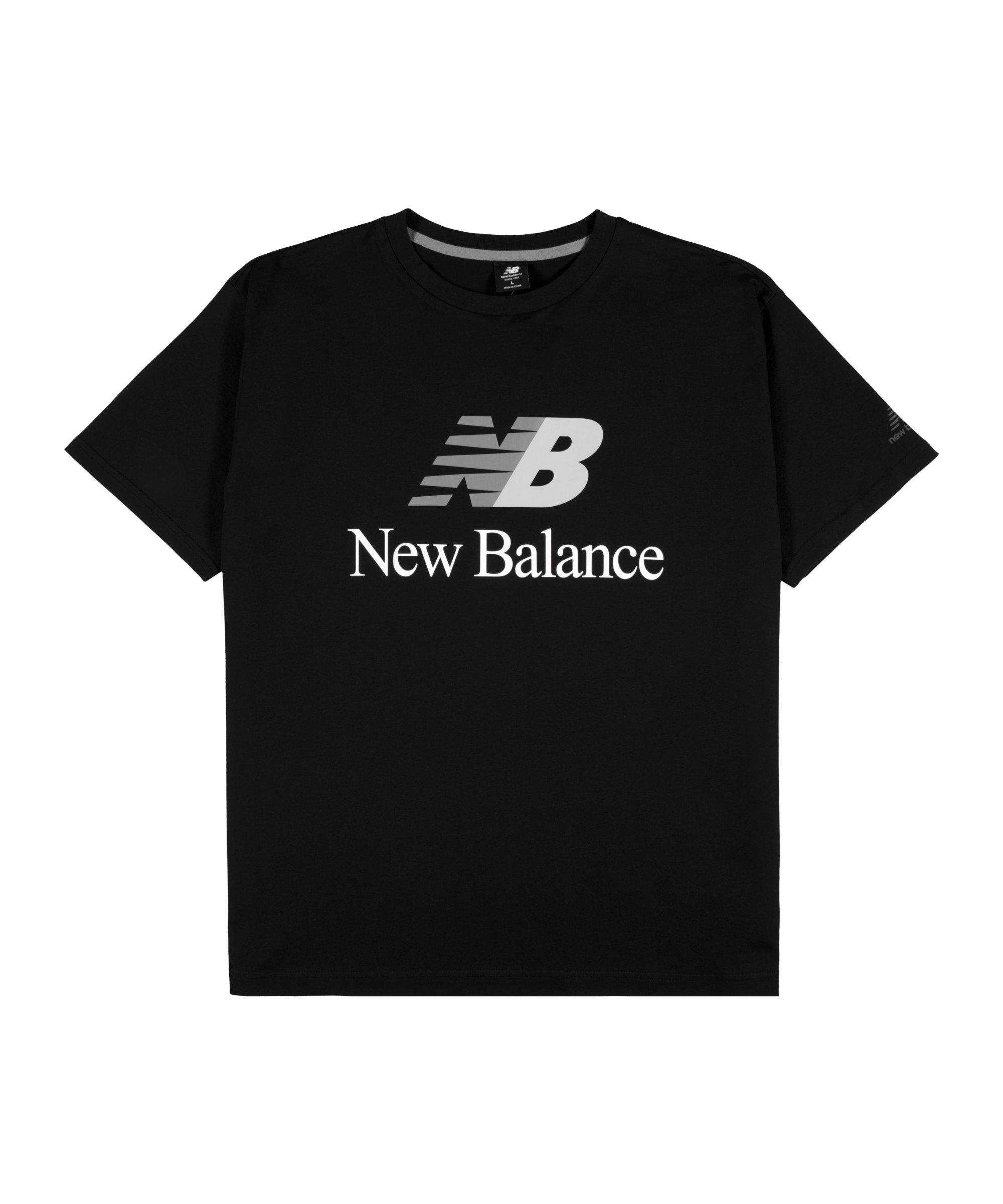 New Balance Ess Celebrate Split T-Shirt FBK - schwarz