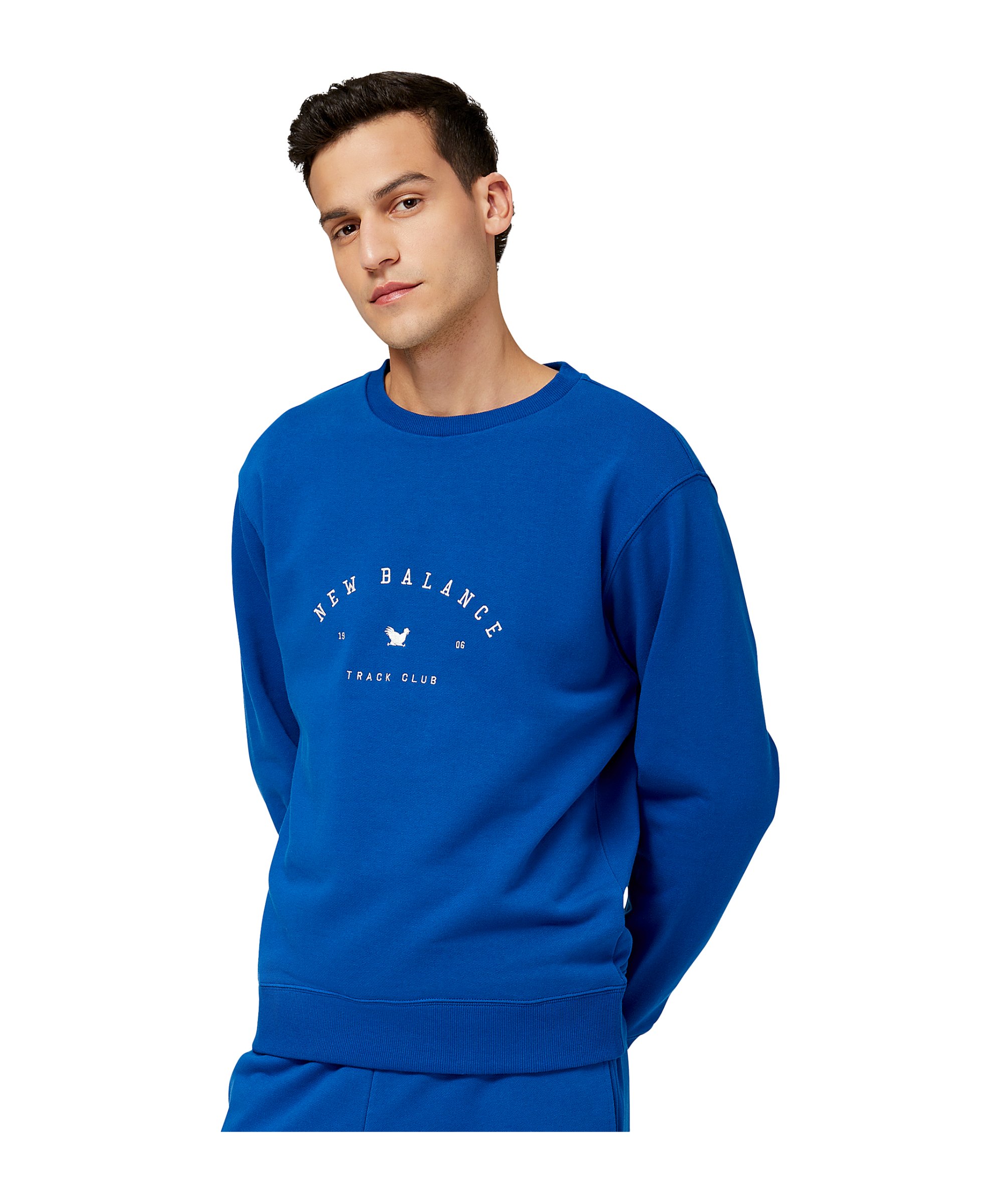 New Balance Athletics Track Club Sweatshirt FBGV - blau