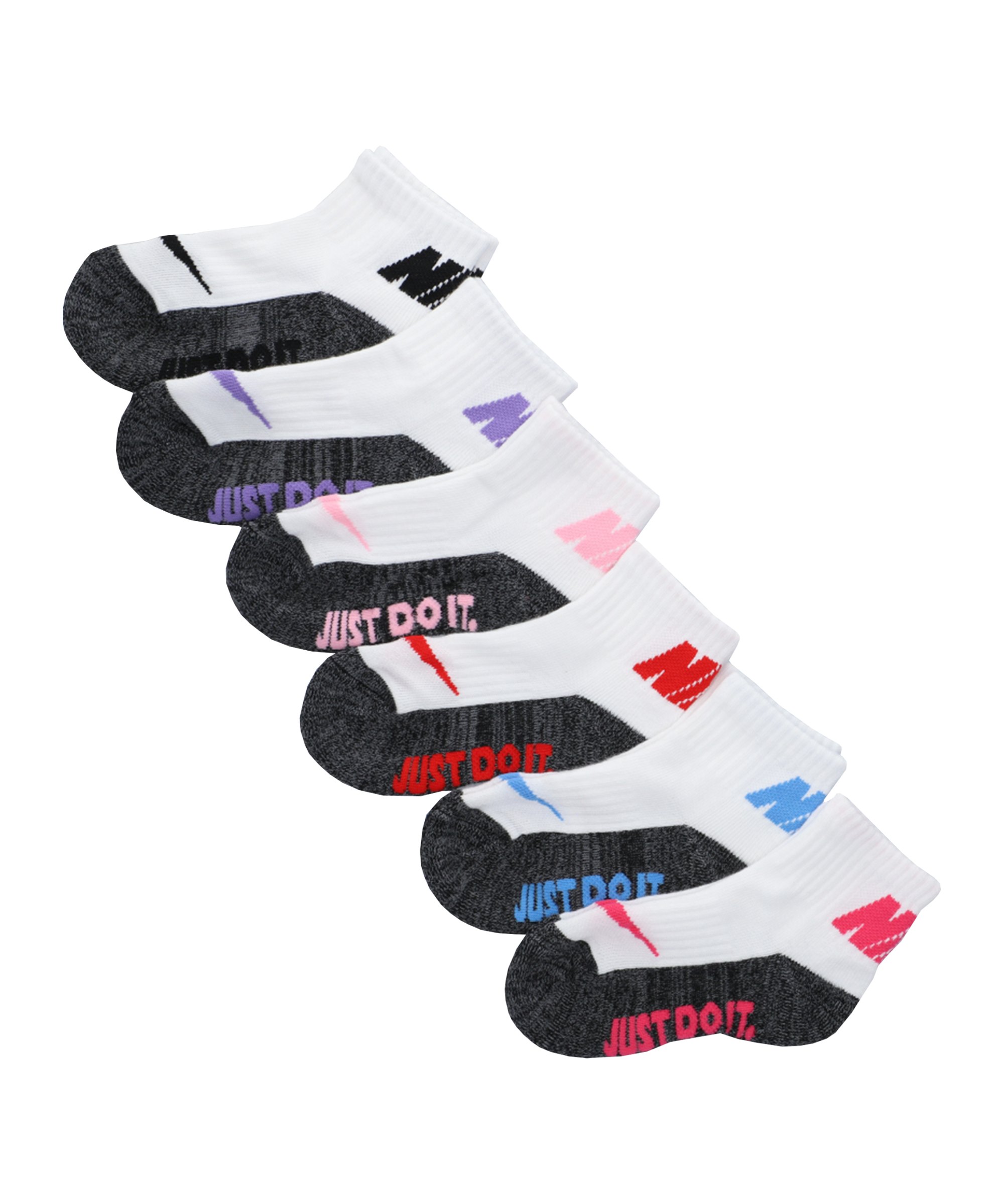 Nike Just Do It Ankle 6er Pack Socken Kids FA8F - weiss