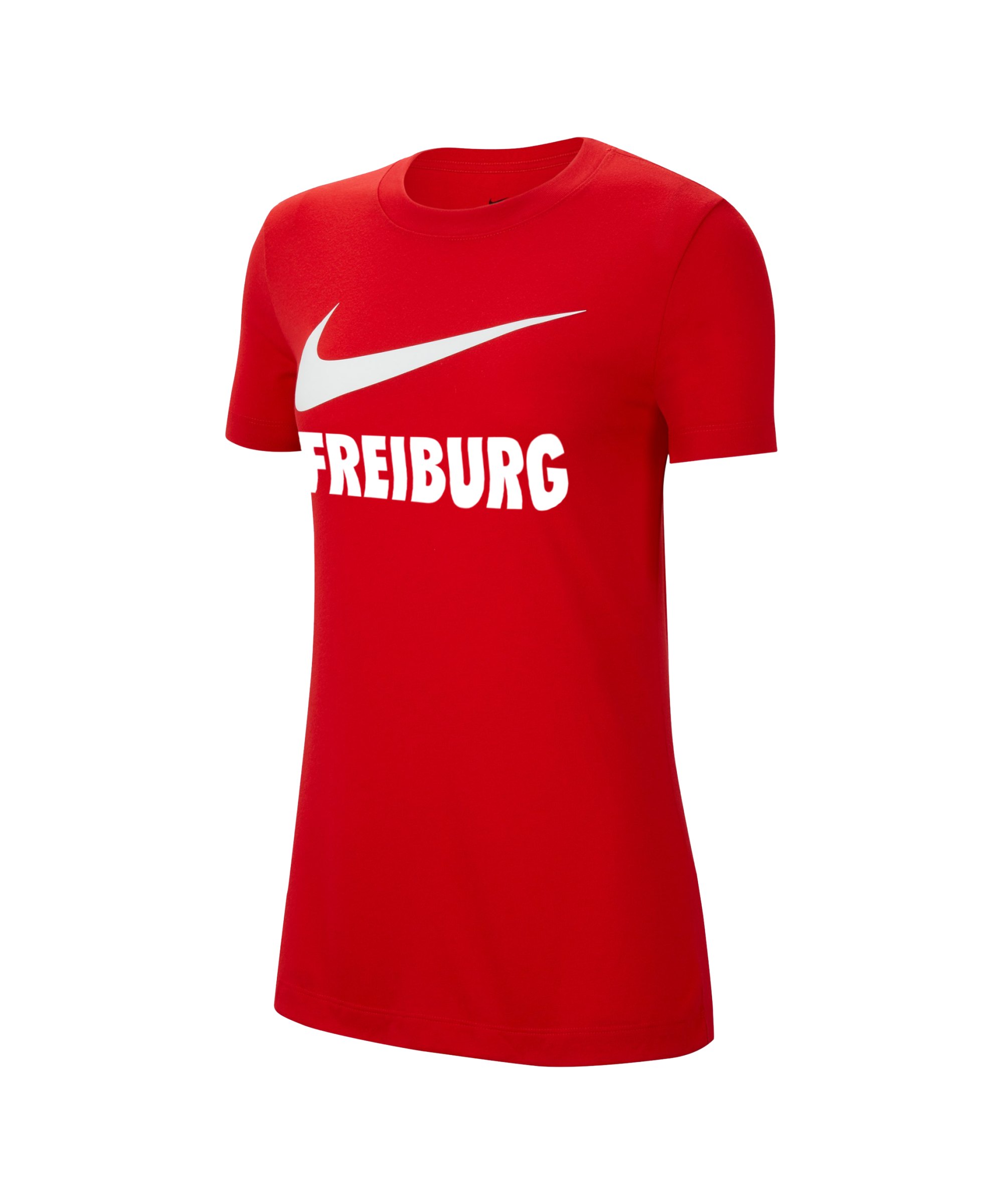 Nike SC Freiburg Freizeit T-Shirt Swoosh D F657 - rot