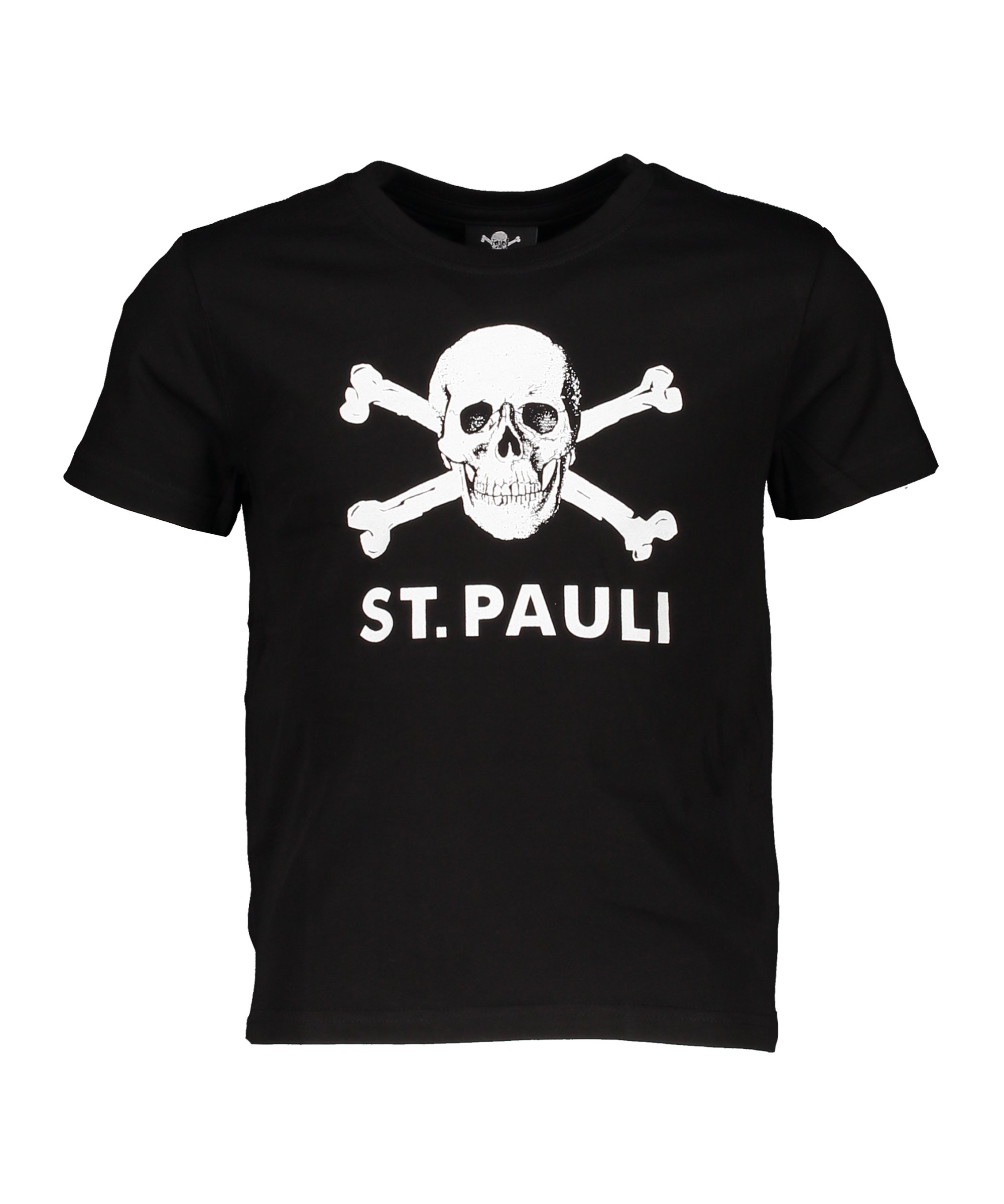 FC St. Pauli Totenkopf I T-Shirt Kids Schwarz - schwarz