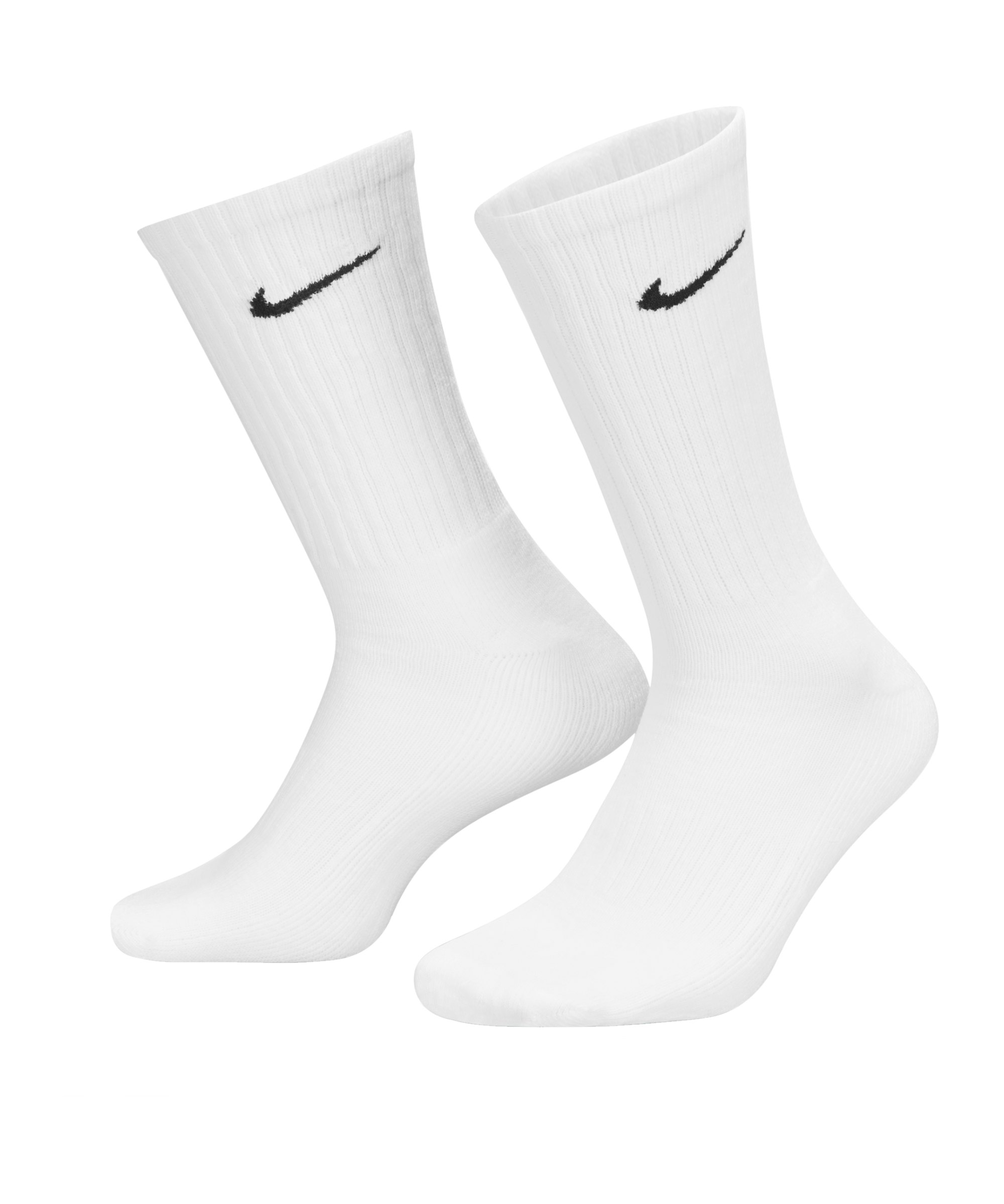 Nike Socken Value Baumwolle Crew 3er Pack F101 - weiss
