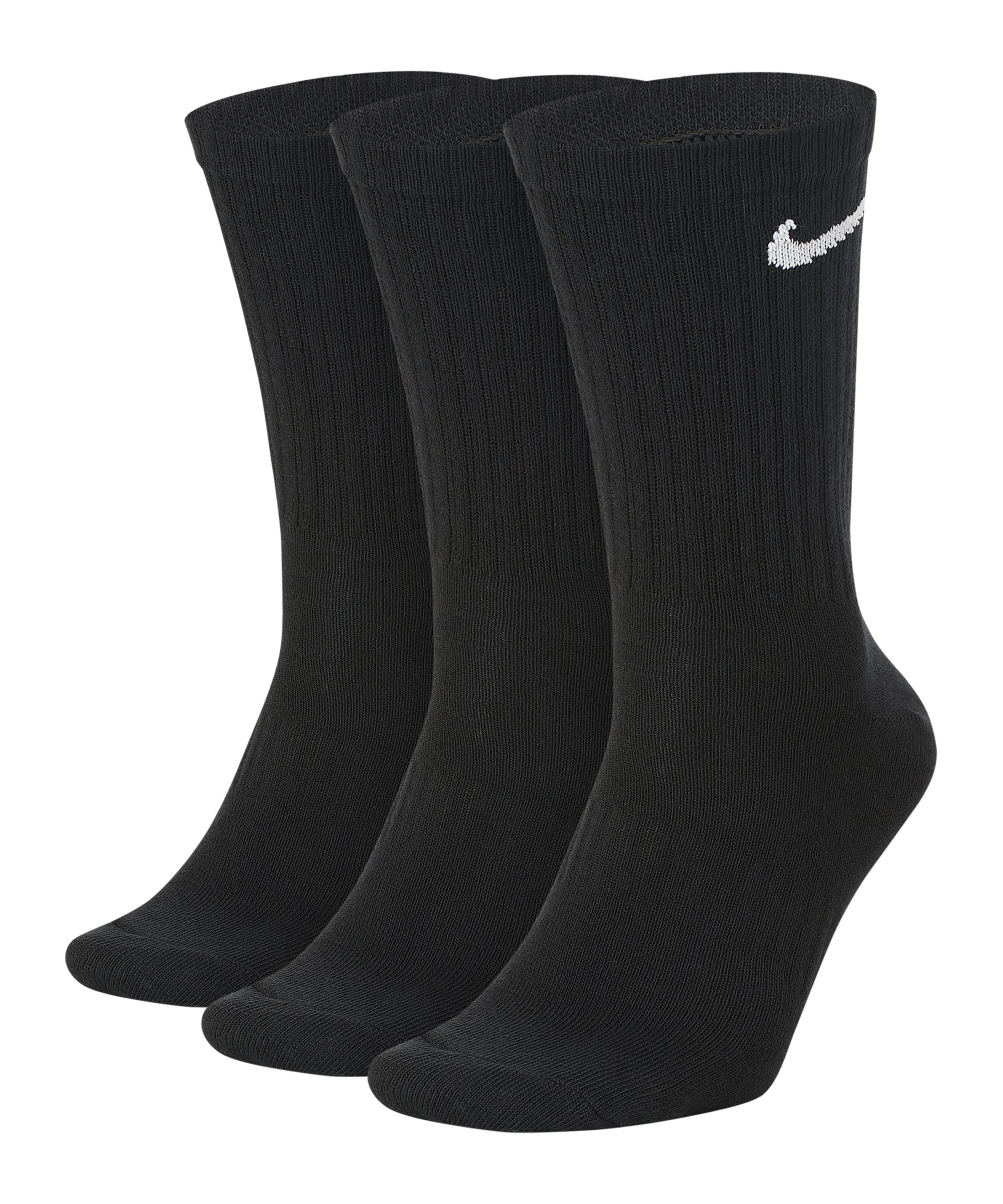 Nike Everyday Lightweight 3er Pack Socken F010 - schwarz