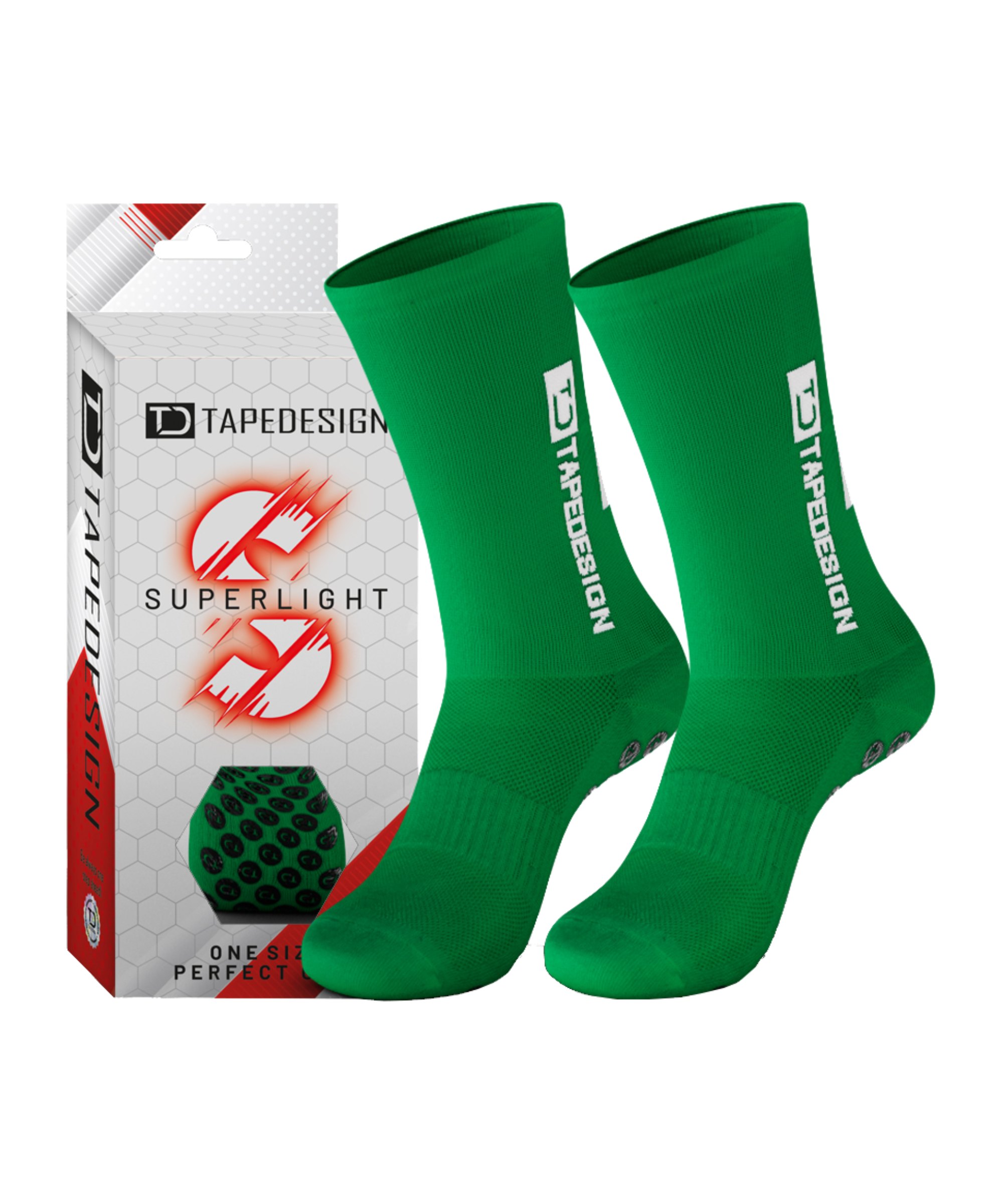 Tapedesign Gripsocks Superlight Socken Grün - gruen