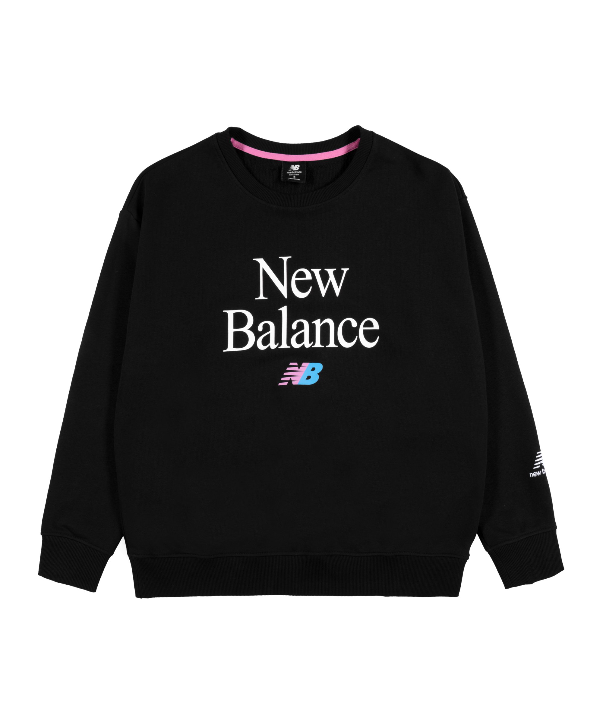 New Balance Ess CEL Fleece Sweatshirt Damen FBK - schwarz
