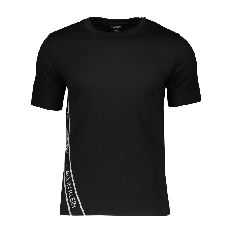 Calvin Klein T-Shirt Schwarz Silber F007 - schwarz