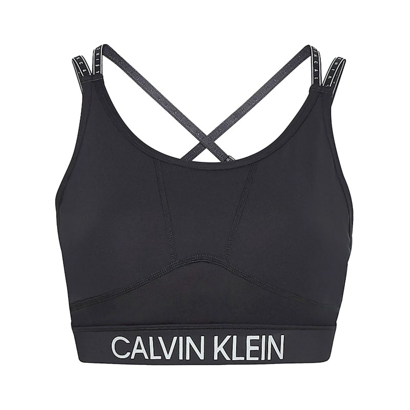 Calvin Klein High Support Sport-BH Damen F001 - schwarz