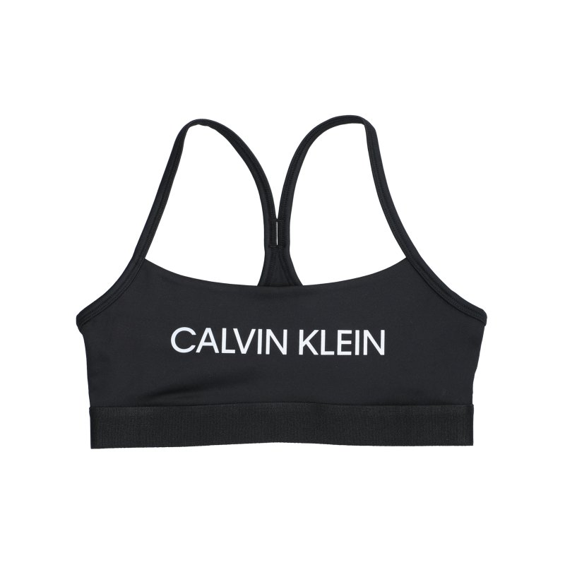 Calvin Klein Performance Low Support Sport-BH F001 - schwarz