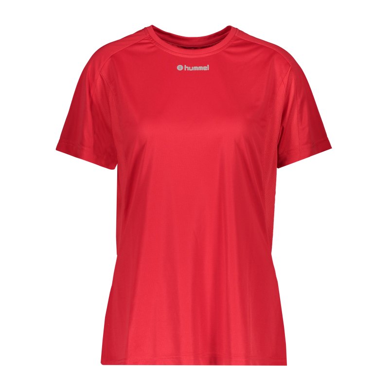 Hummel Runner Tee T-Shirt Run Damen Rot F3062 - Rot