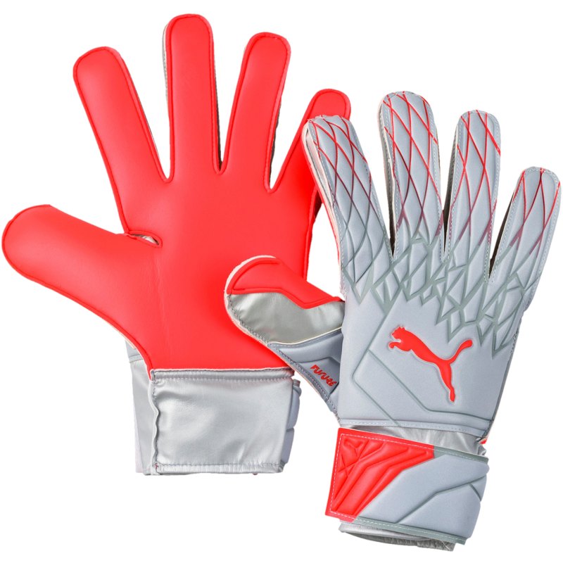PUMA FUTURE Grip 19.4 TW-Handschuh Grau Rot F01 - Grau