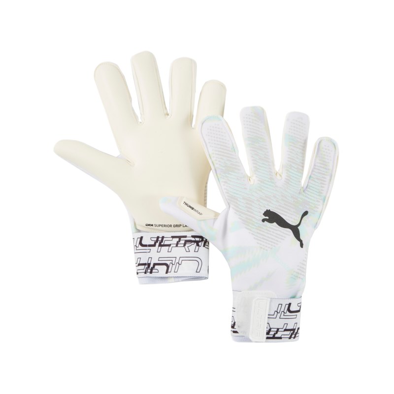 PUMA ULTRA Grip 1 BRILLIANCE Hybrid TW-Handschuhe Weiss Lila F01 - weiss