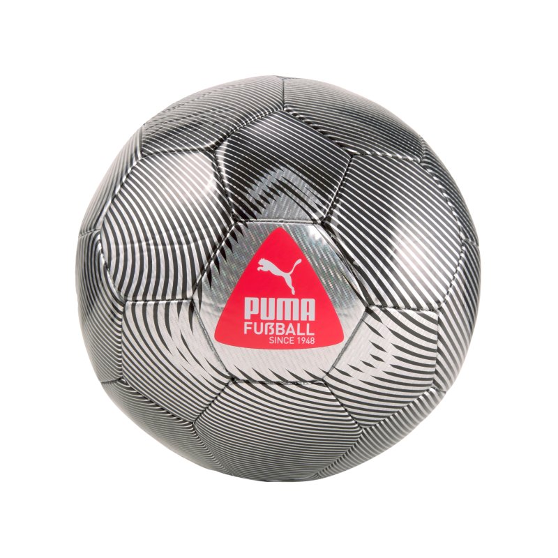 PUMA CAGE Trainingsball Silber Pink F01 - silber