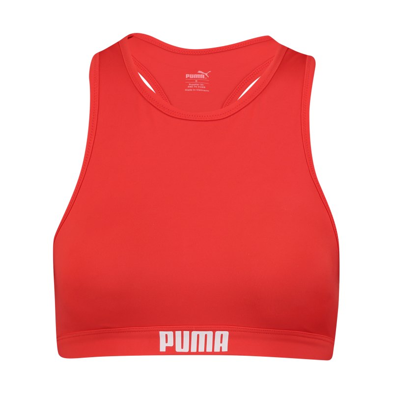 PUMA Racerback Bikini Top Damen Rot F002 - rot
