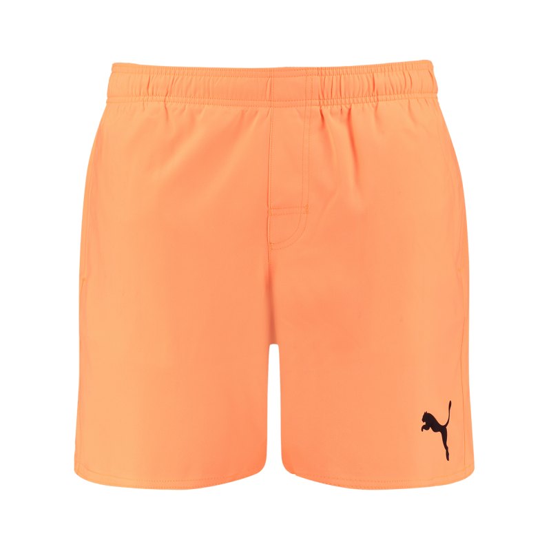 PUMA Mid Shorts Badehose Orange F012 - orange