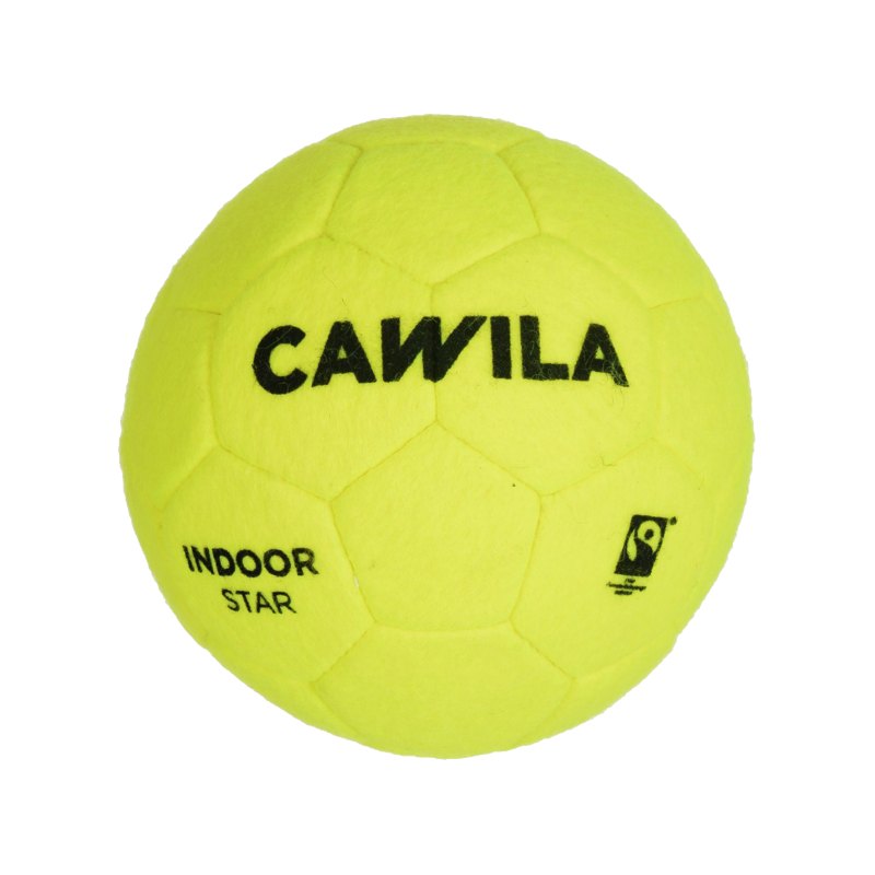 Cawila Indoor Star Fairtrade Trainingsball Gr. 4 Gelb - gelb