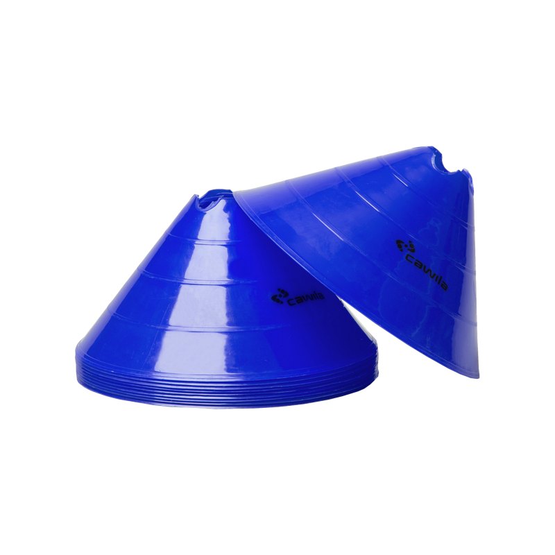 Cawila Markierungshauben L | 10er Set | Durchmesser 30cm, Höhe 15cm | blau - blau