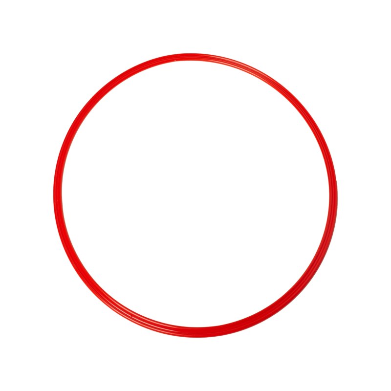 Cawila Koordinationsring | Trainingsringe Fußball | Durchmesser 70cm | Rot - rot