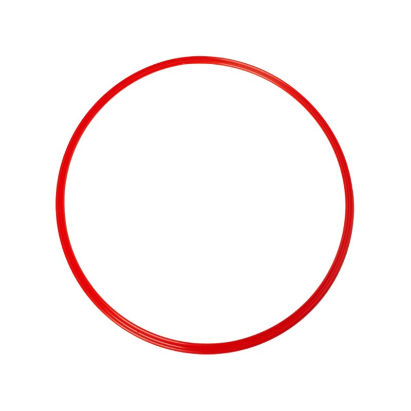 Cawila Koordinationsring | Trainingsringe Fußball | Durchmesser 50cm | Rot - rot