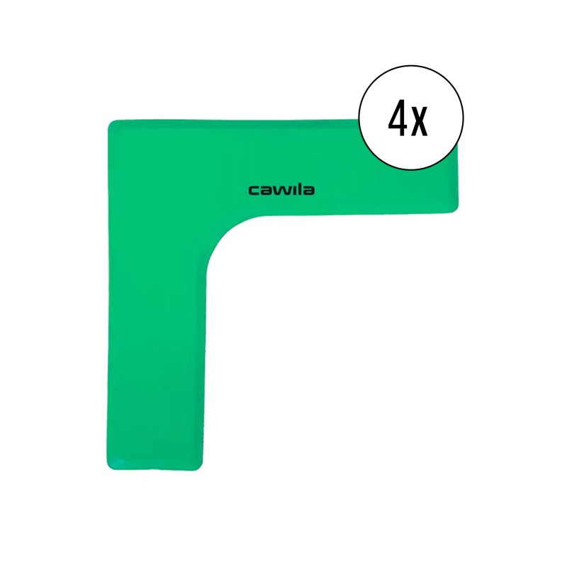 Cawila Marker-System Ecke 27 x 27 x 7,5cm 4er Set Grün - gruen