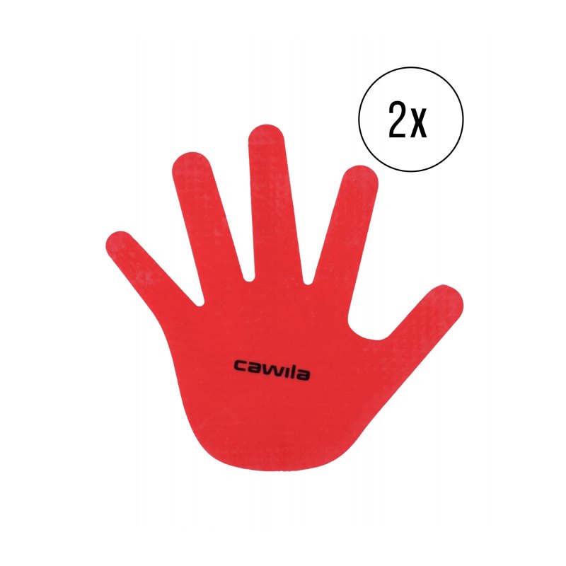 Cawila Marker-System Hand 18,5cm 4er Set Rot - rot