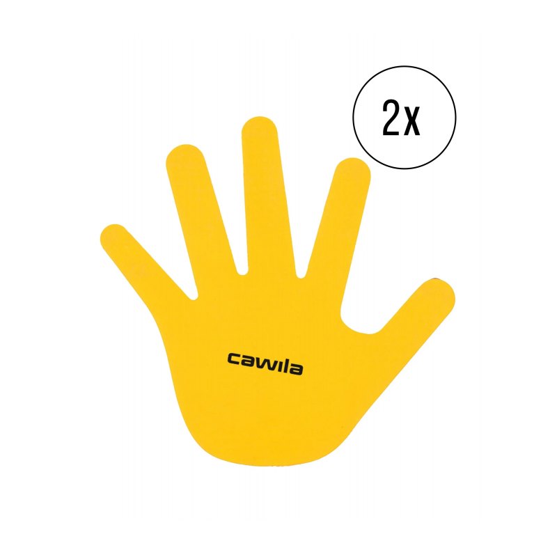 Cawila Marker-System Hand 18,5cm 4er Set Gelb - gelb
