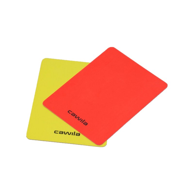 Cawila Strafkarten Set Rot und Gelb - rot